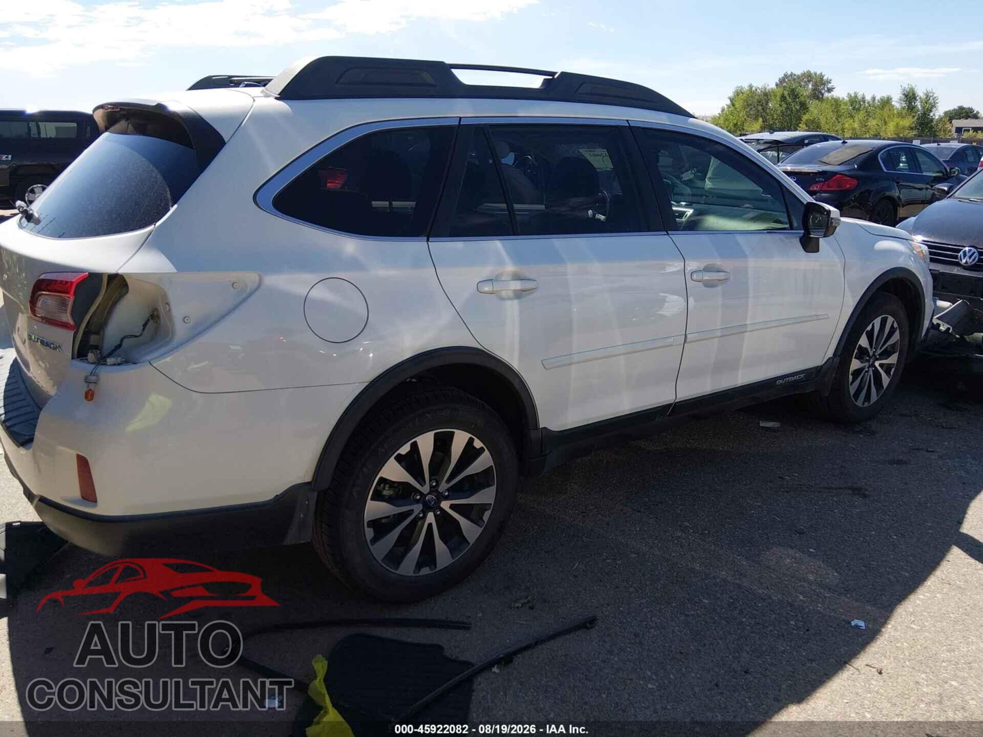 SUBARU OUTBACK 2015 - 4S4BSBNC6F3331881