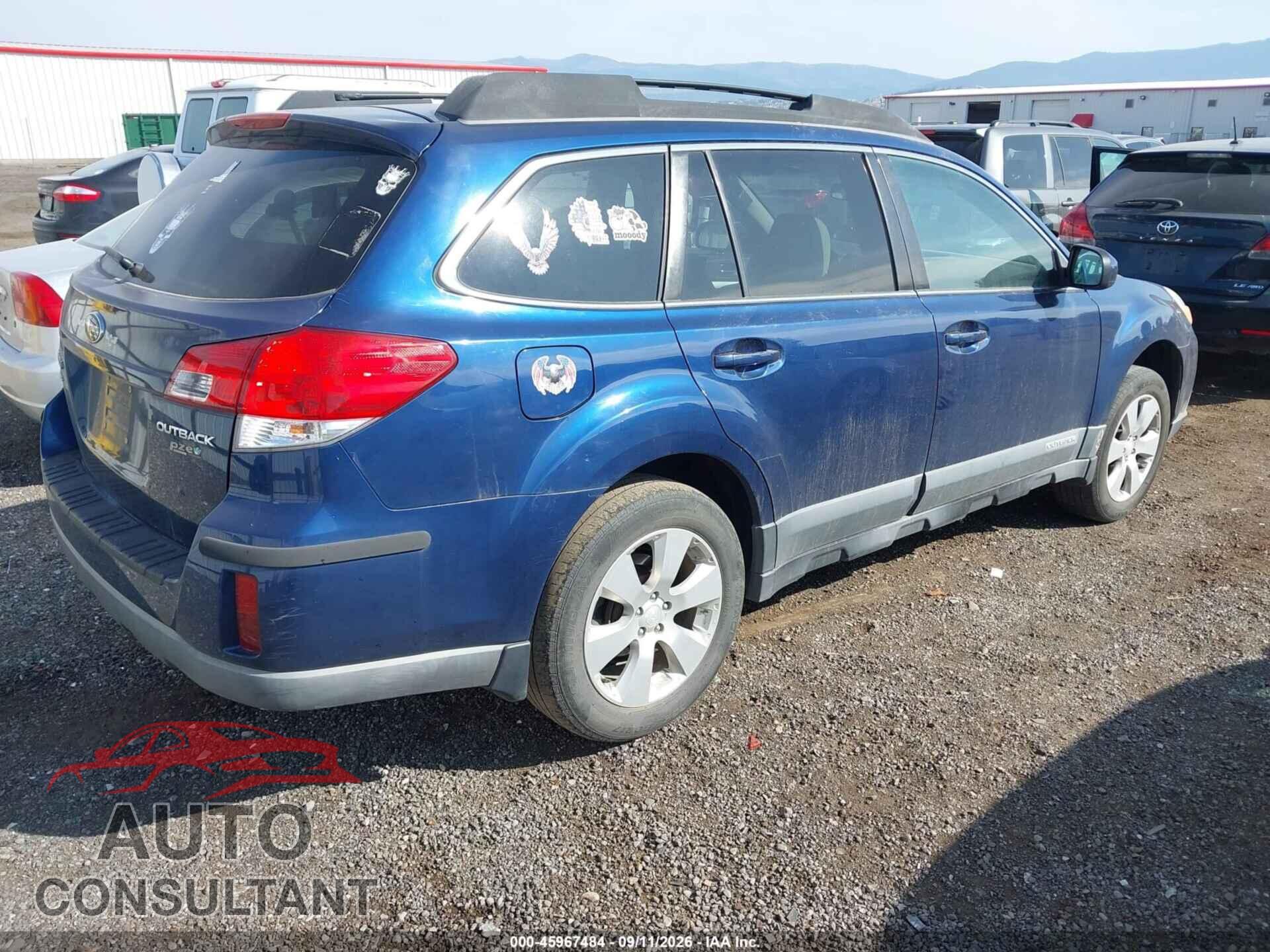 SUBARU OUTBACK 2011 - 4S4BRBCC2B3310986