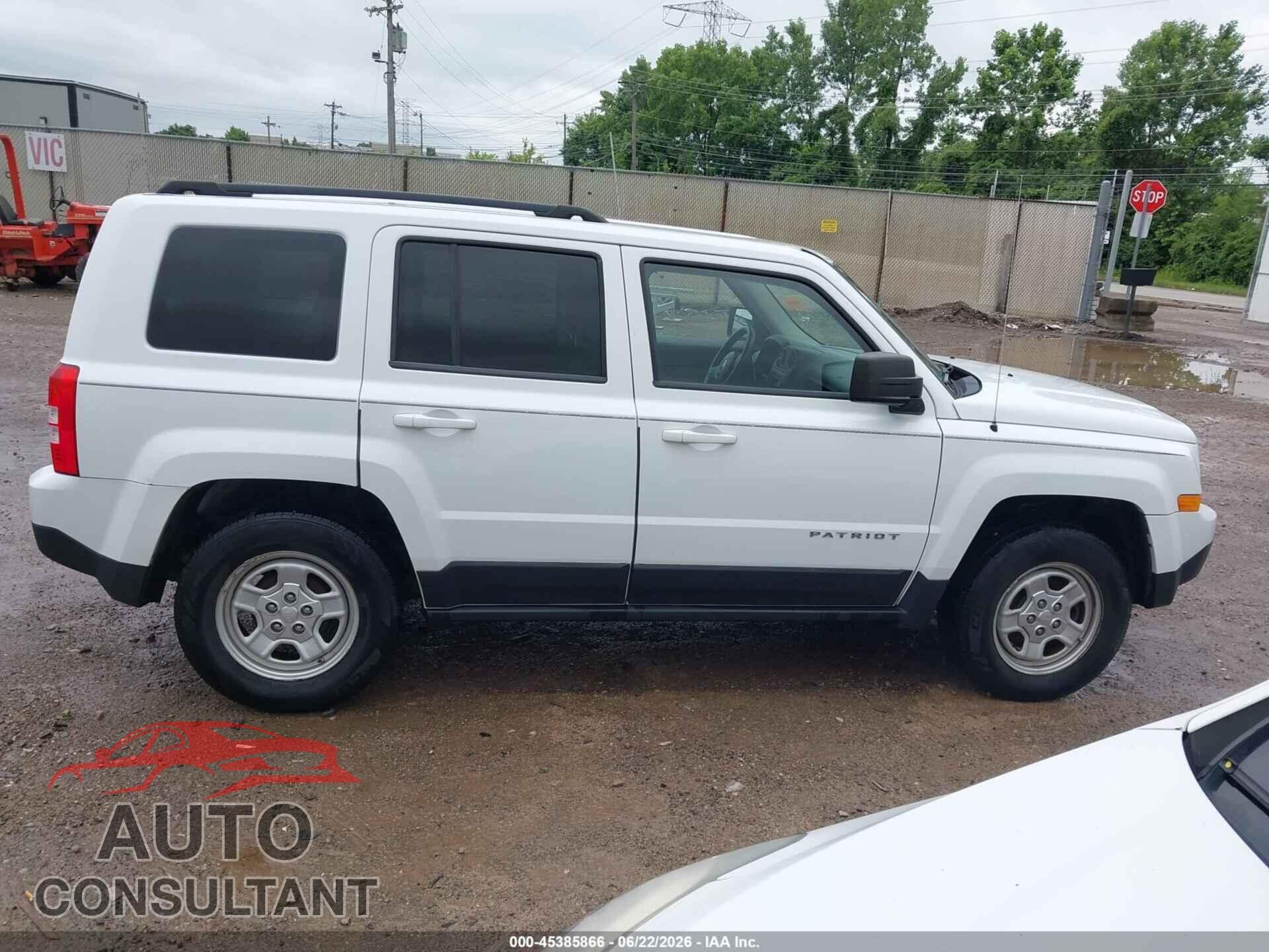 JEEP PATRIOT 2012 - 1C4NJPBA6CD539401