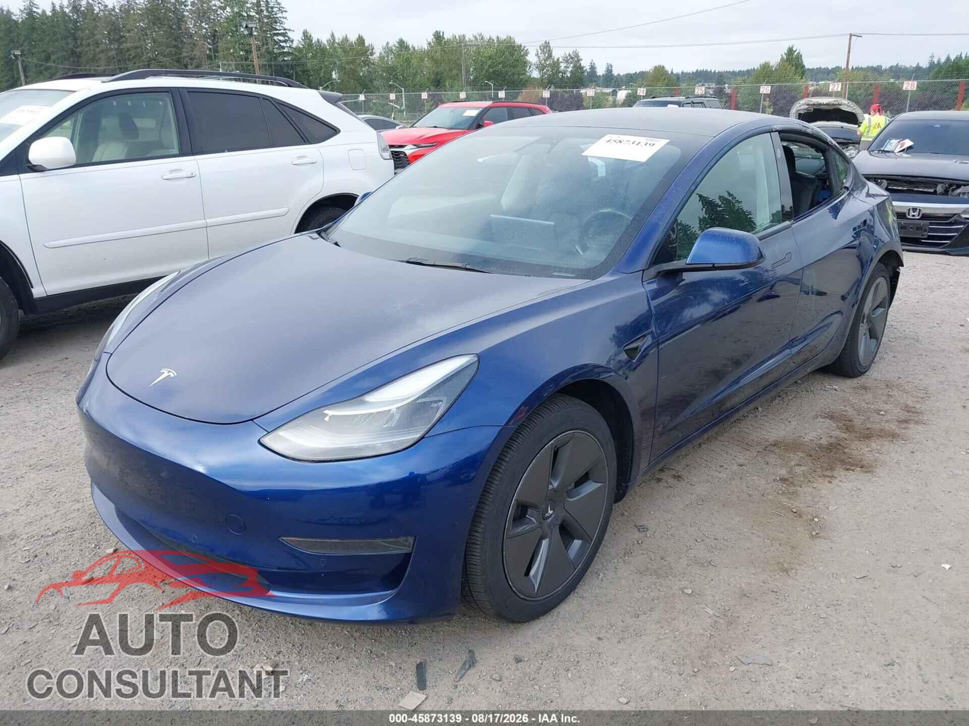 TESLA MODEL 3 2021 - 5YJ3E1EA1MF091616