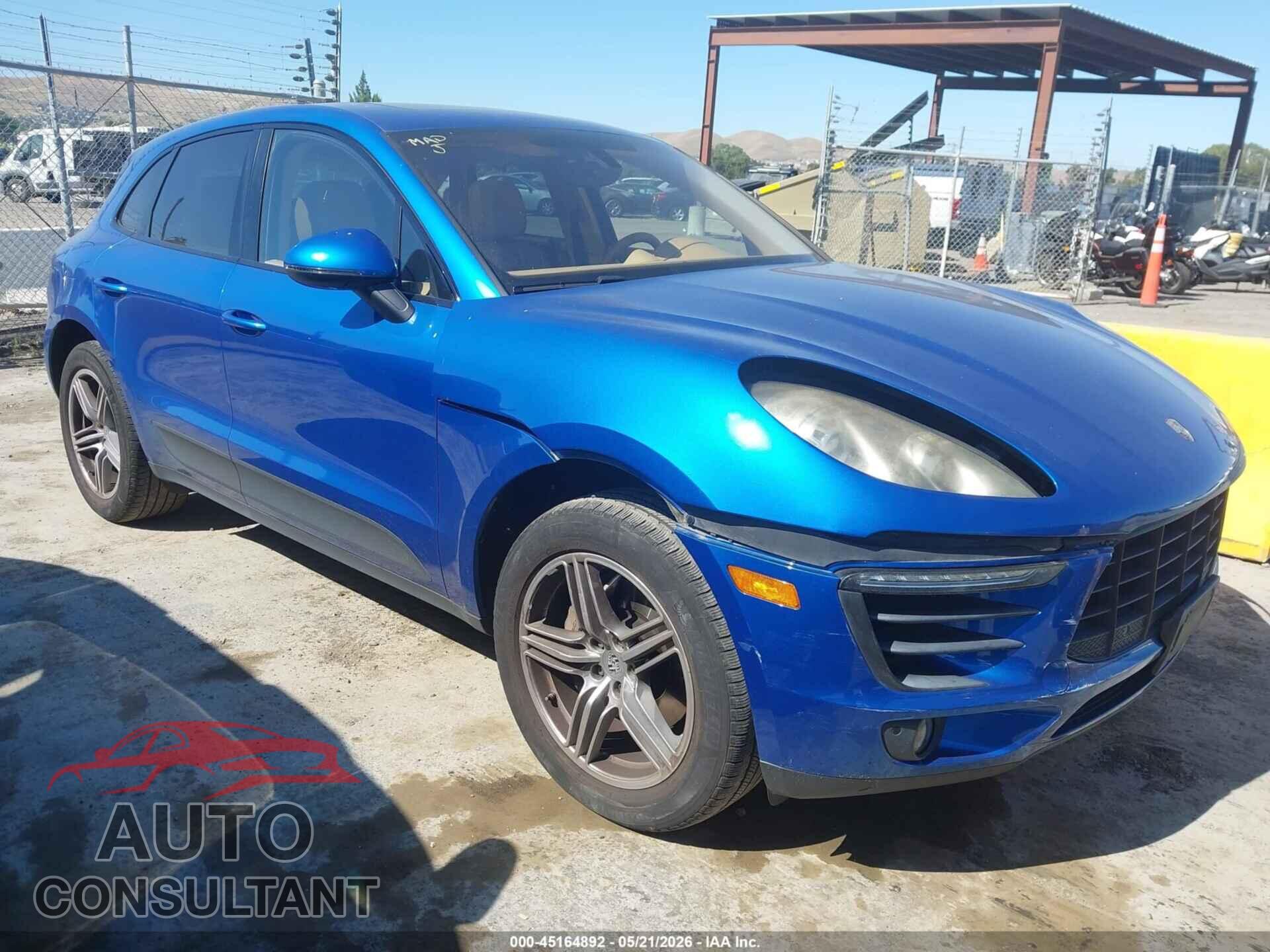 PORSCHE MACAN 2016 - WP1AB2A55GLB53775