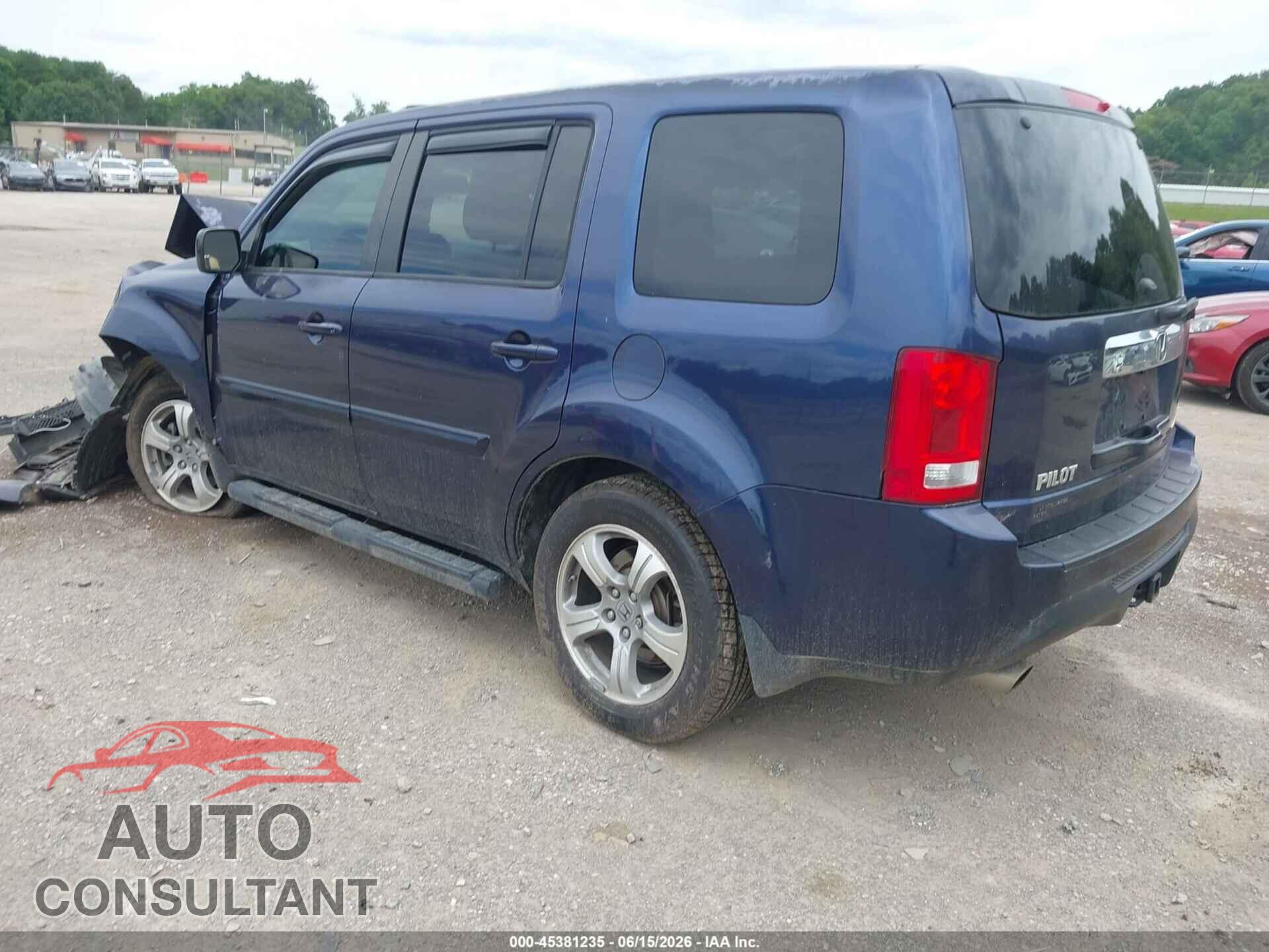 HONDA PILOT 2013 - 5FNYF4H65DB011987