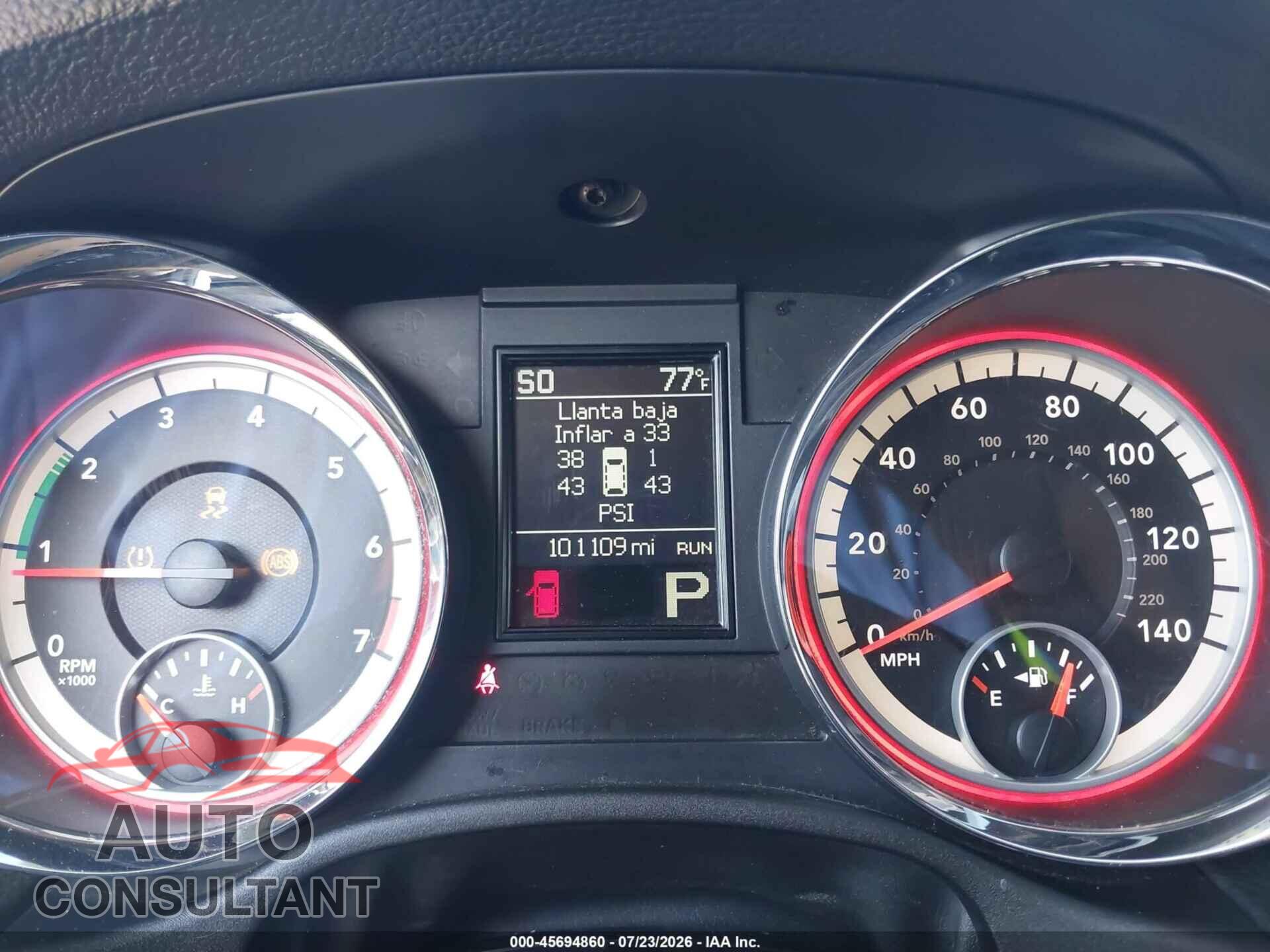 DODGE DURANGO 2013 - 1C4RDHDG5DC508857