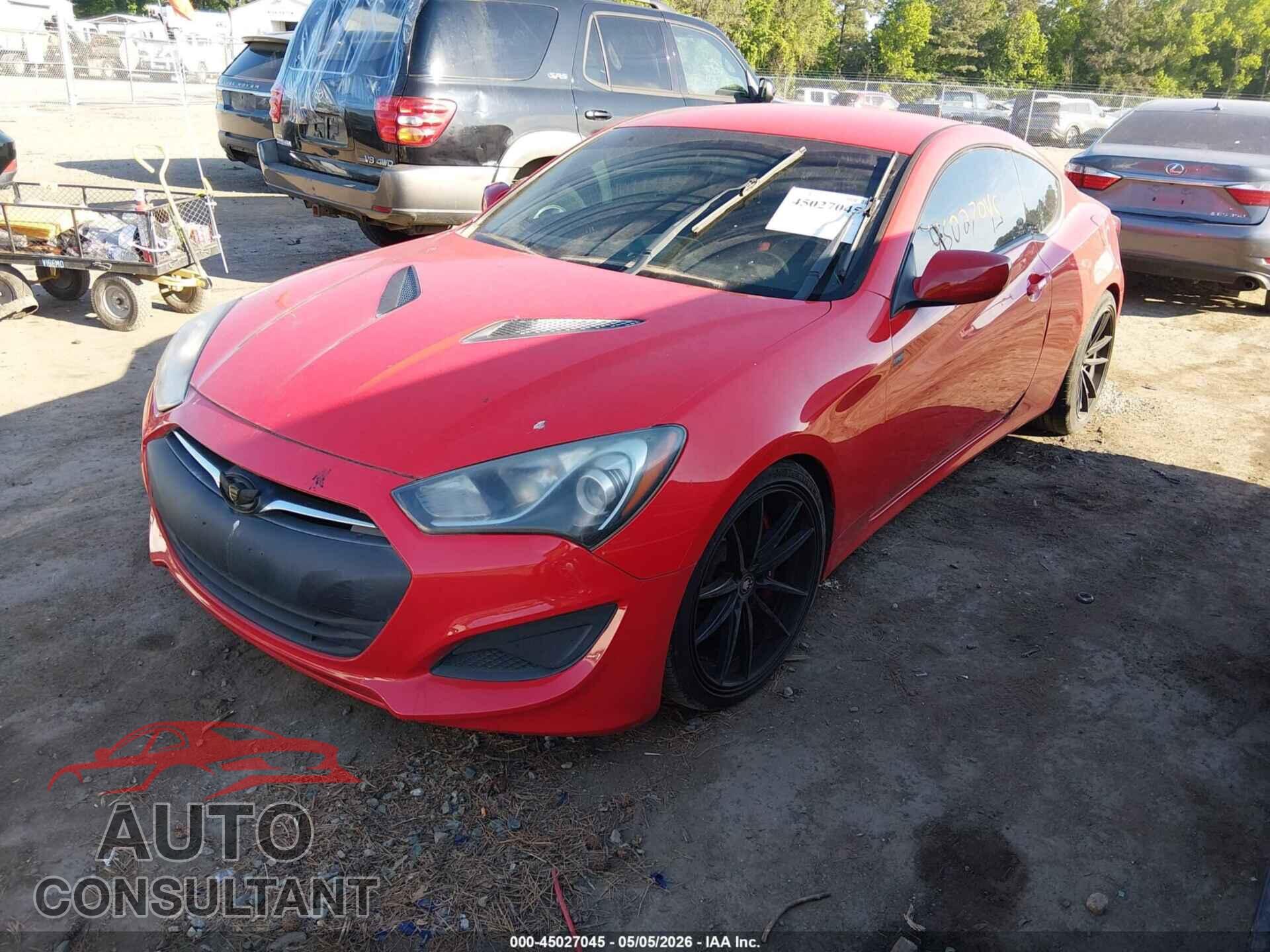HYUNDAI GENESIS 2013 - KMHHT6KD9DU089784