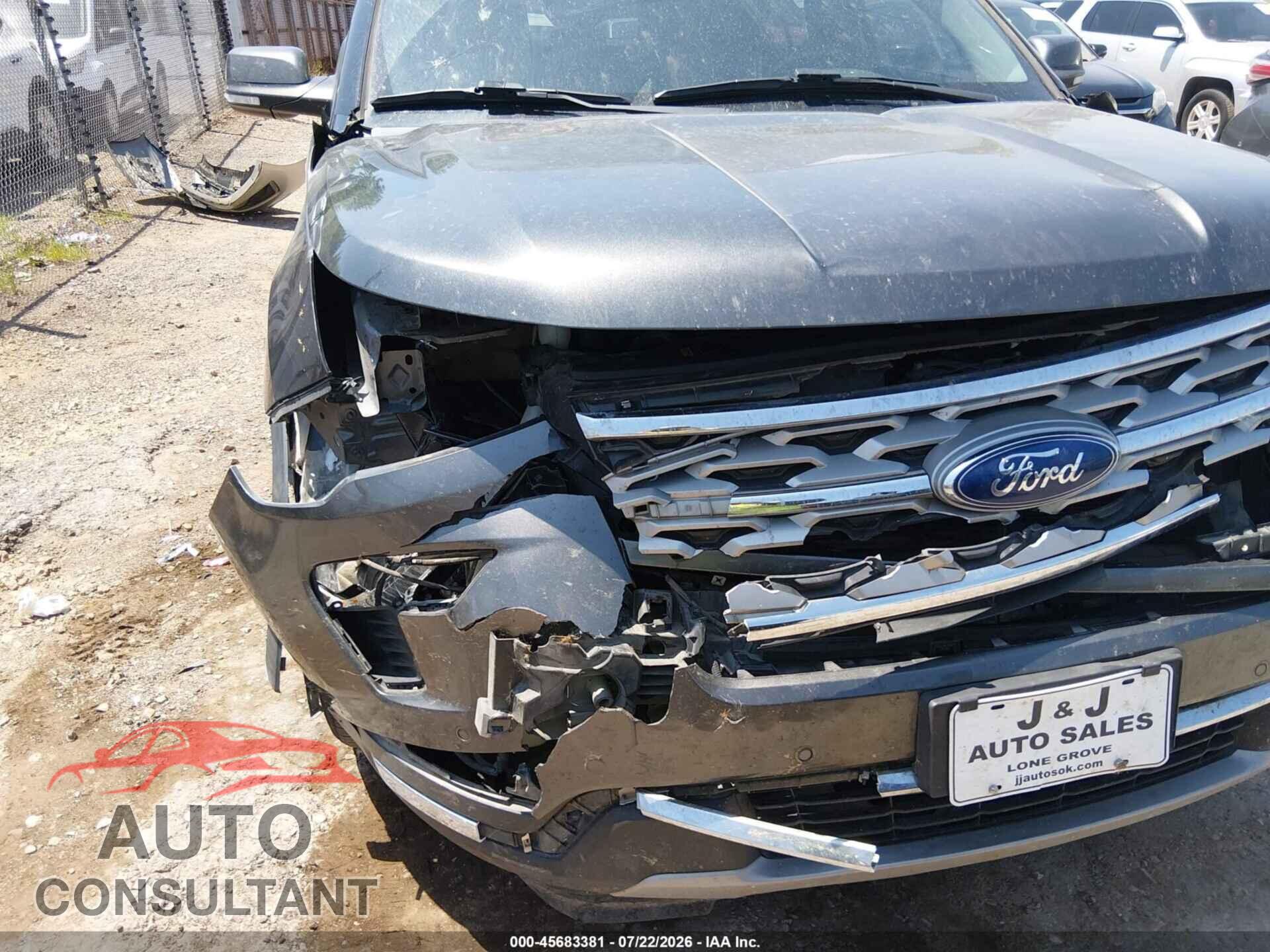 FORD EXPLORER 2018 - 1FM5K7F84JGB57864