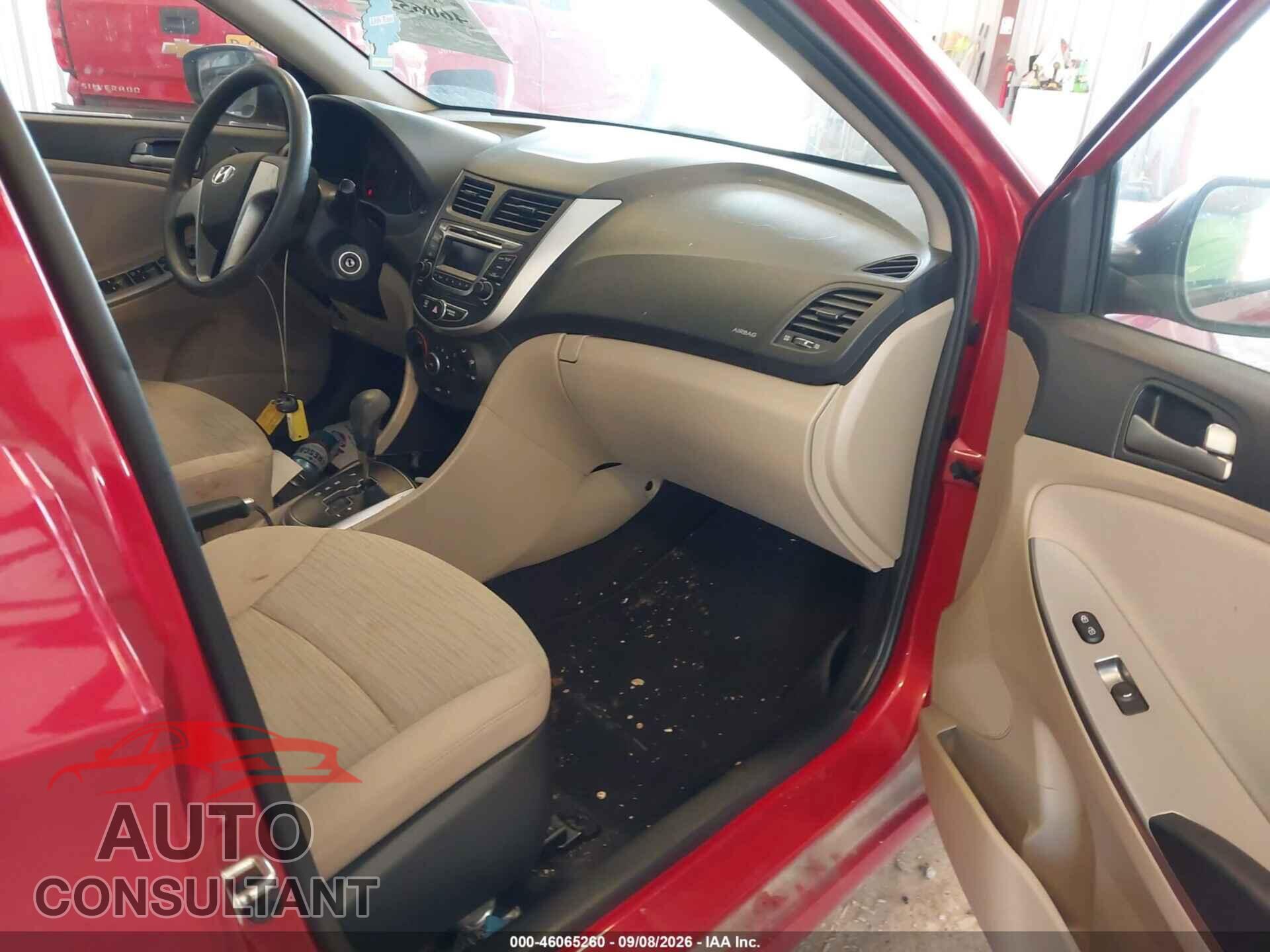 HYUNDAI ACCENT 2016 - KMHCT4AE9GU080130