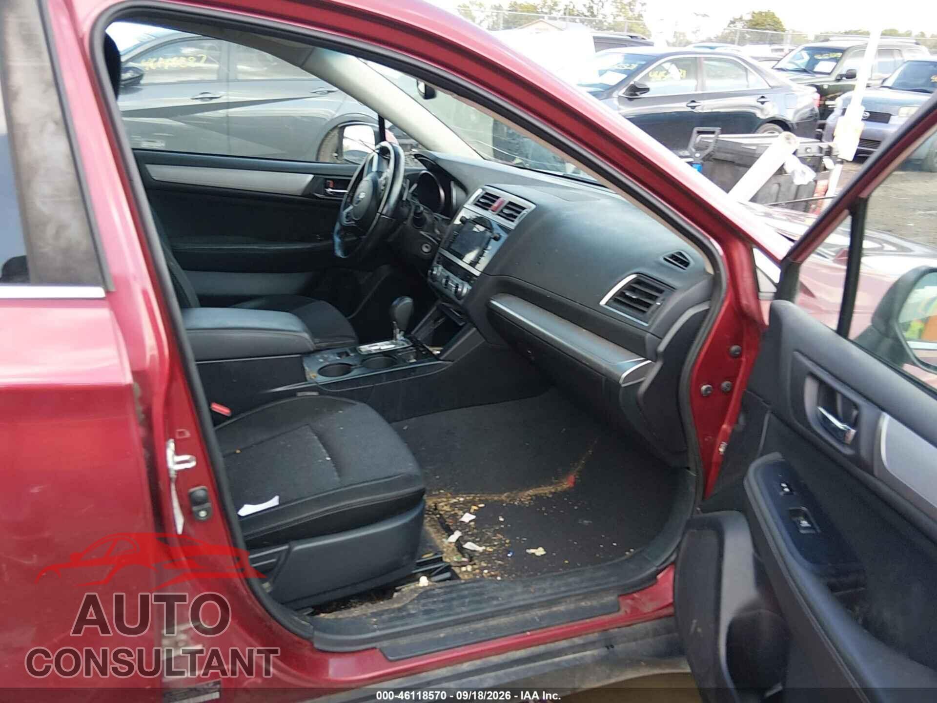 SUBARU OUTBACK 2017 - 4S4BSADC7H3342743