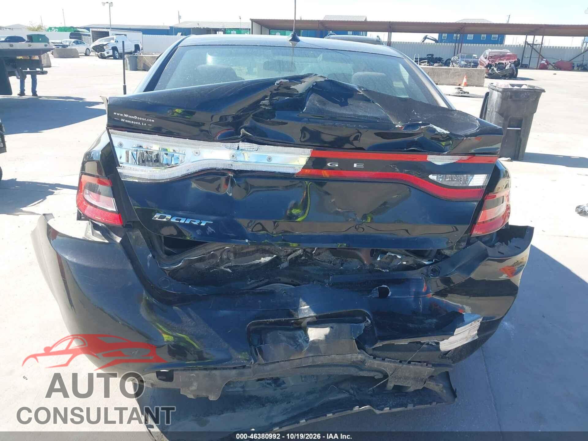 DODGE DART 2016 - 1C3CDFAA5GD578470