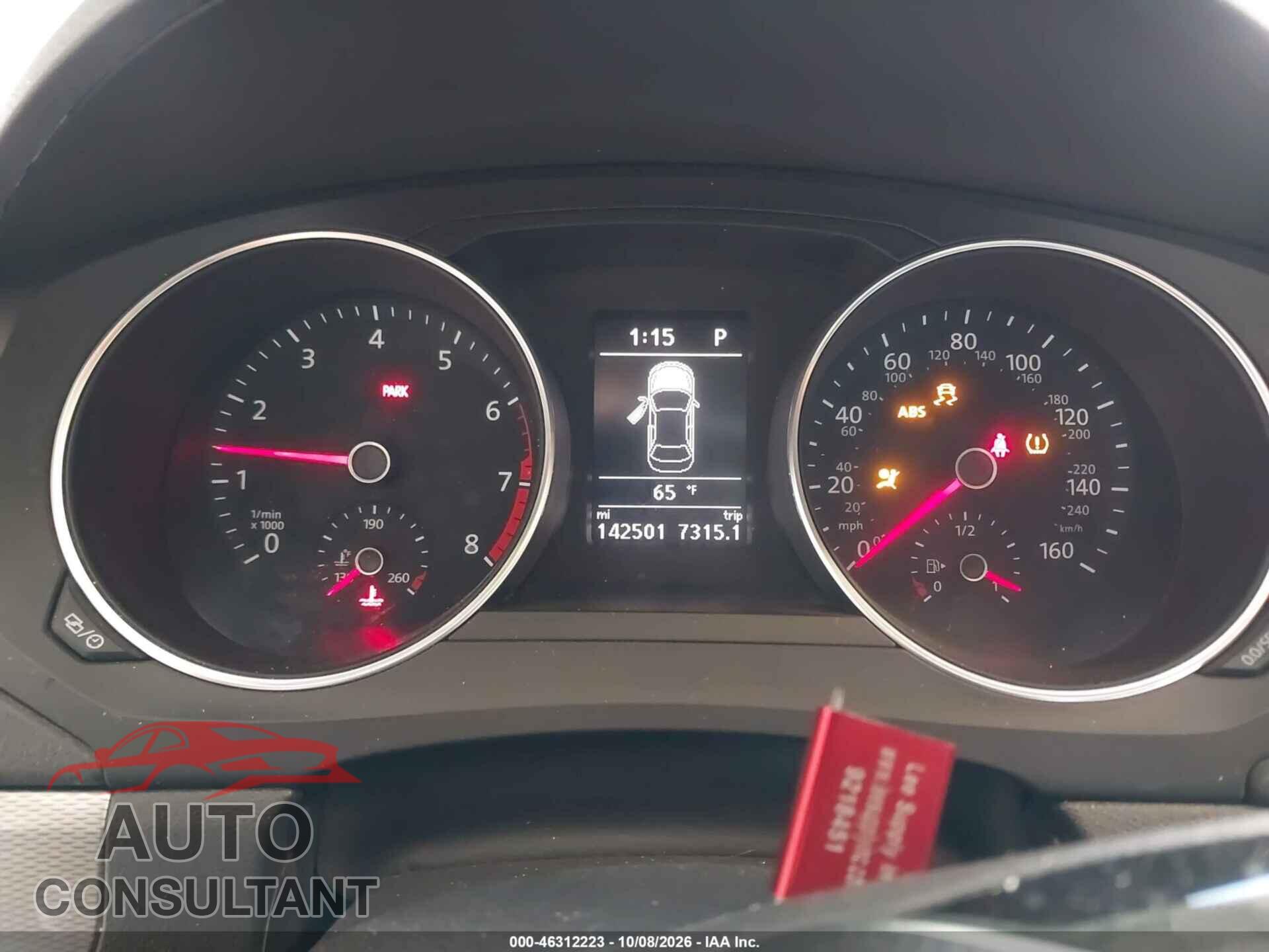 VOLKSWAGEN JETTA 2017 - 3VWDB7AJ6HM277785