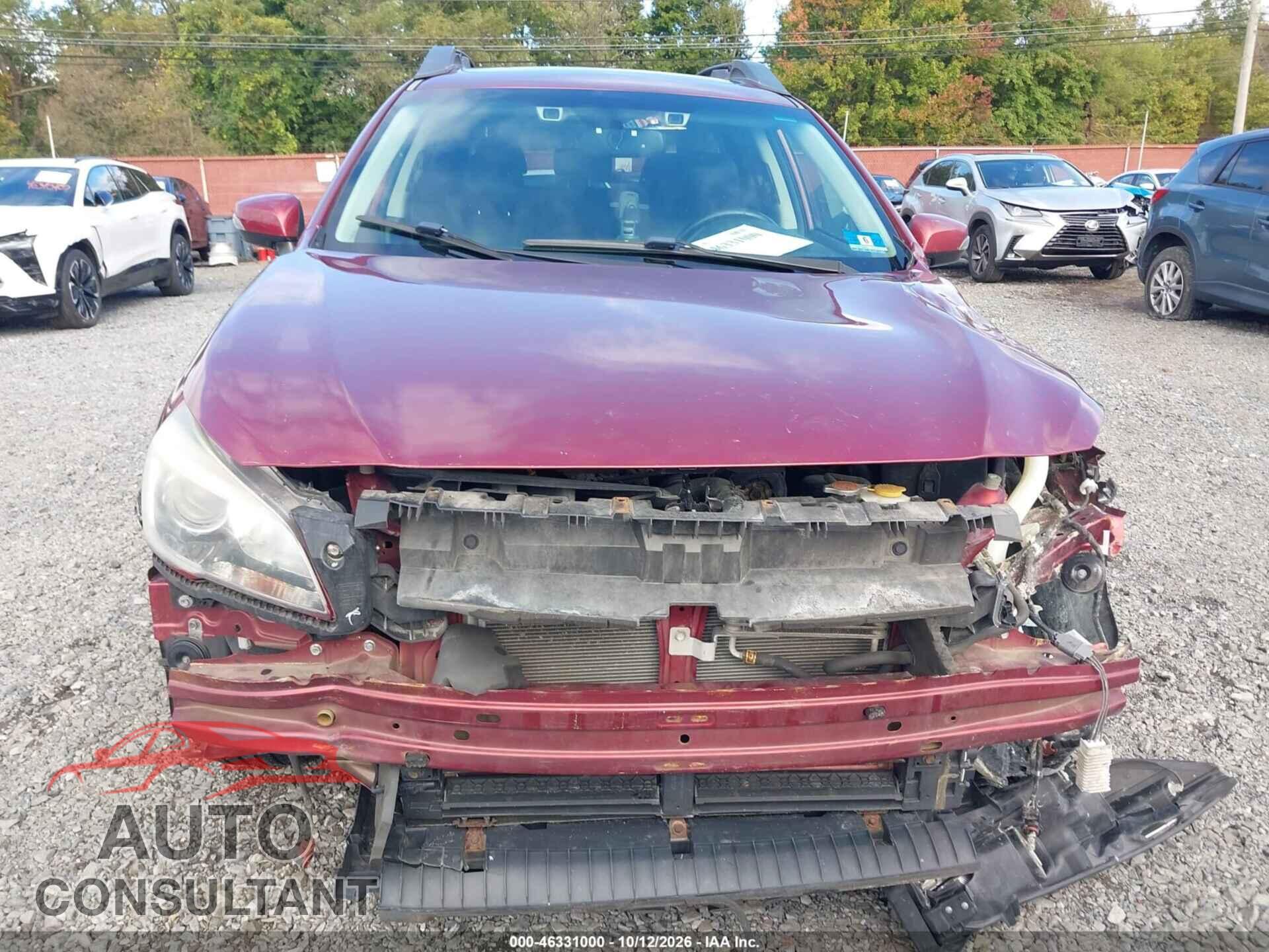 SUBARU OUTBACK 2016 - 4S4BSANC0G3246871