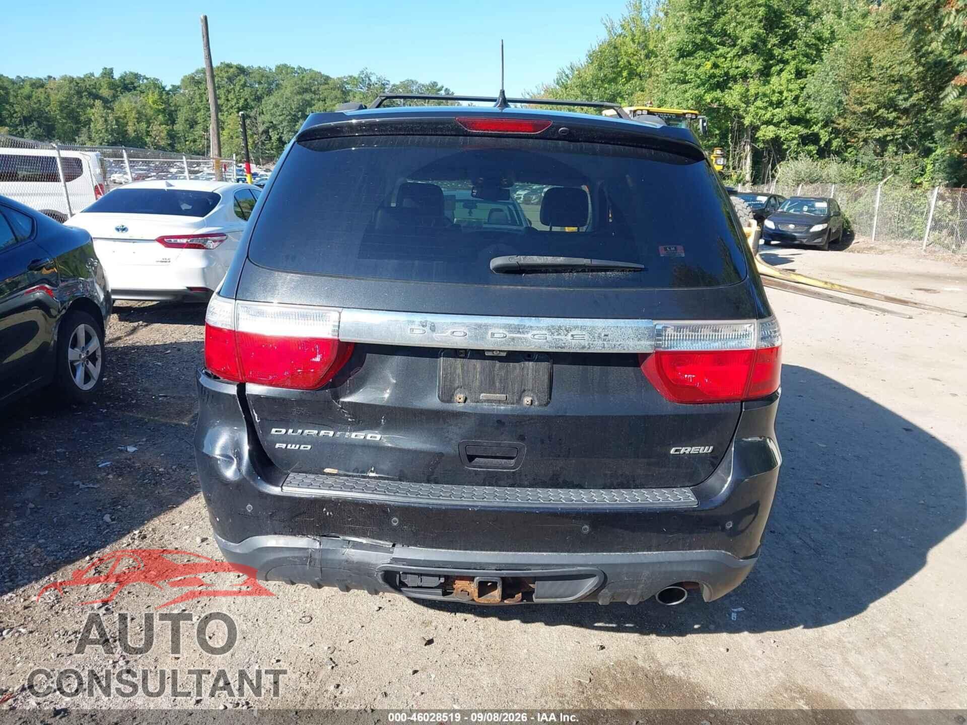 DODGE DURANGO 2012 - 1C4RDJDGXCC163573