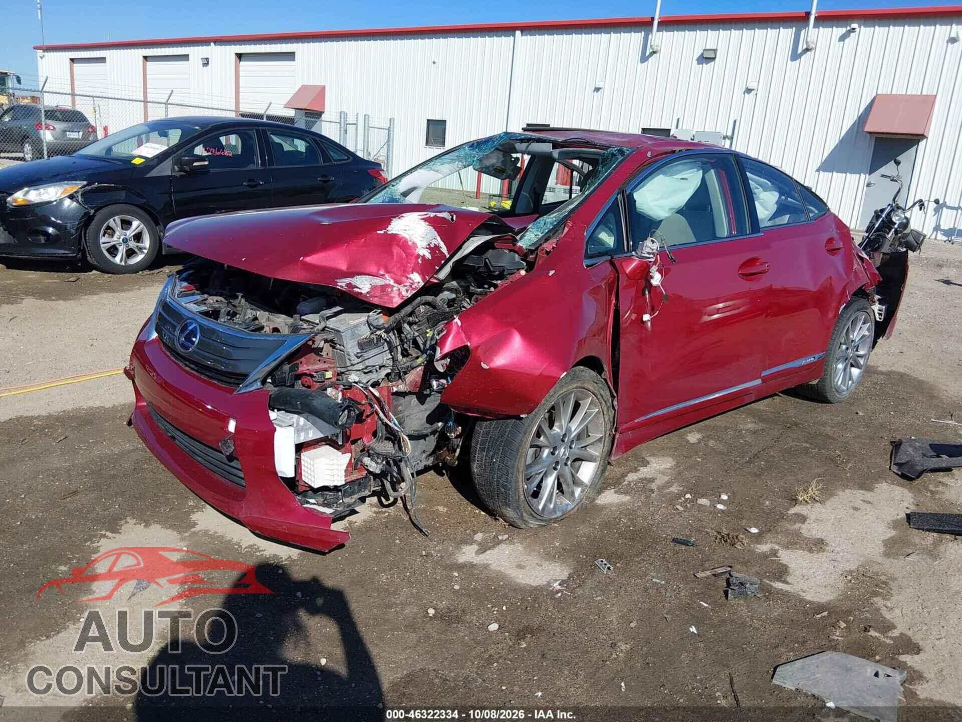 LEXUS HS 250H 2012 - JTHBB1BA7C2050285