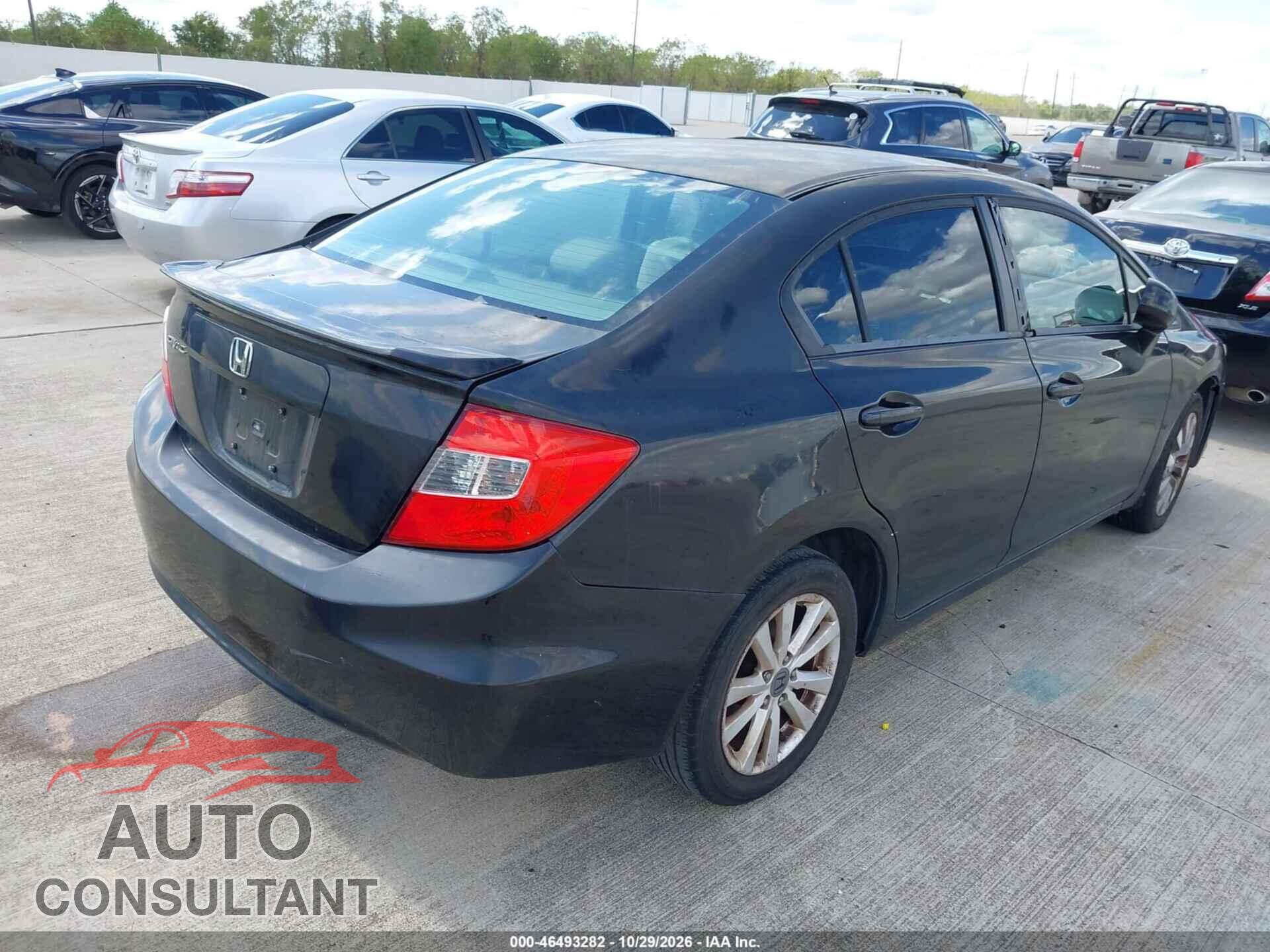 HONDA CIVIC 2012 - 2HGFB2F82CH321942
