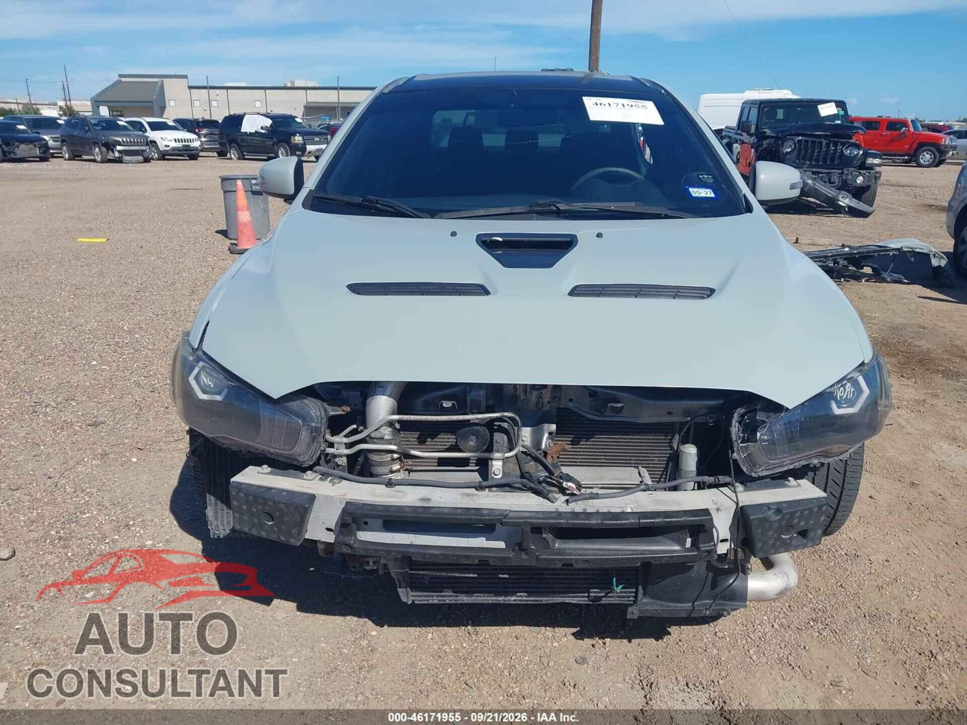 MITSUBISHI LANCER EVOLUTION 2015 - JA32W7FVXFU028391