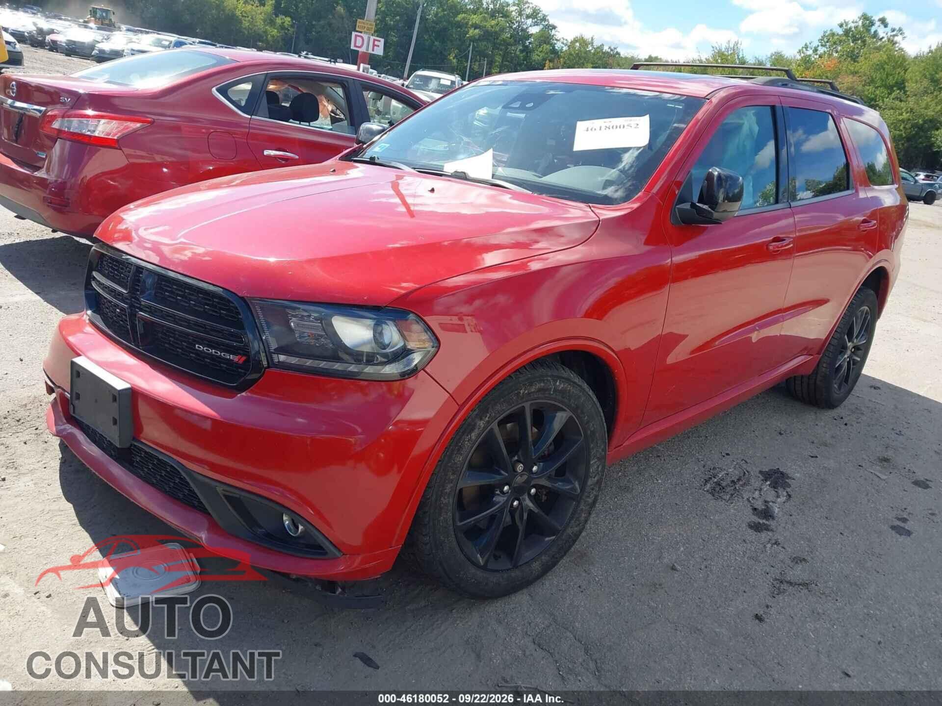 DODGE DURANGO 2017 - 1C4SDJCT2HC945325