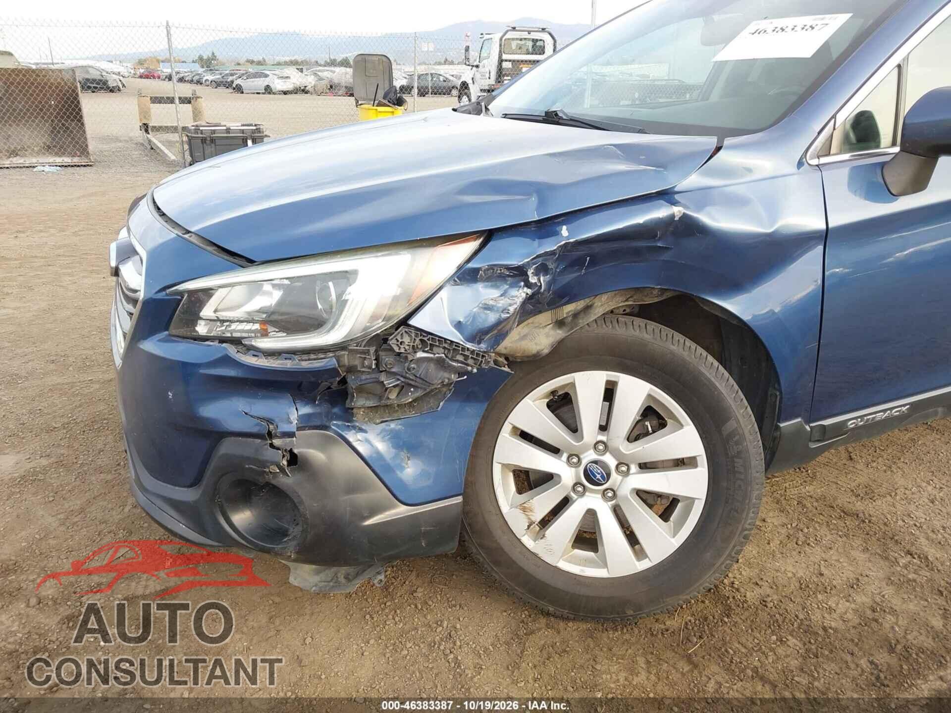 SUBARU OUTBACK 2019 - 4S4BSAFC6K3370280