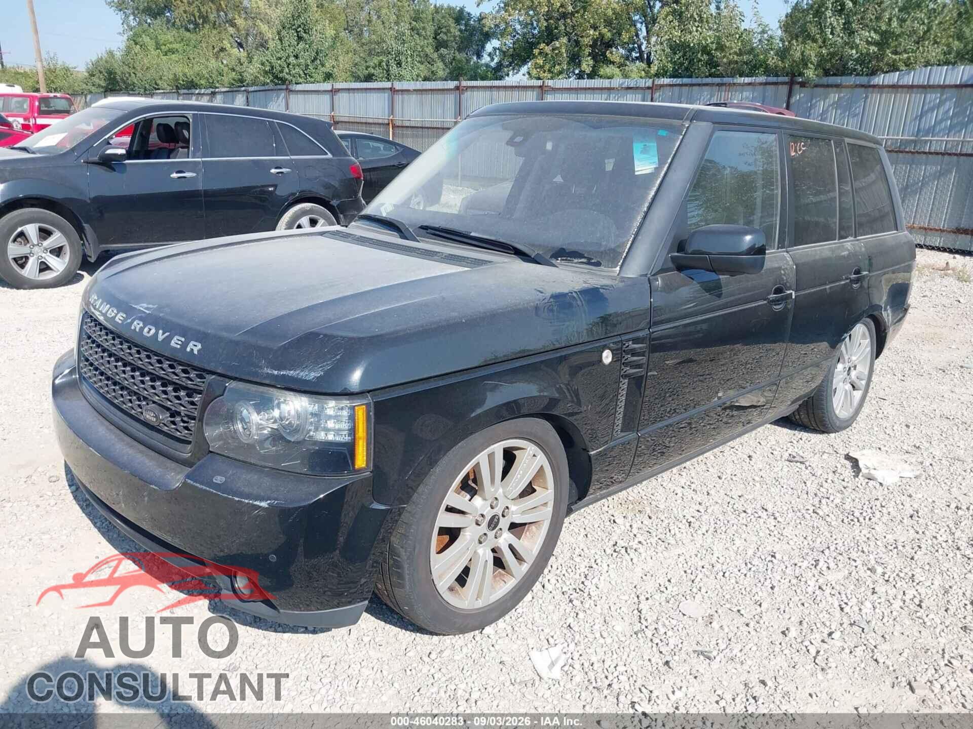 LAND ROVER RANGE ROVER 2012 - SALMF1D41CA377639
