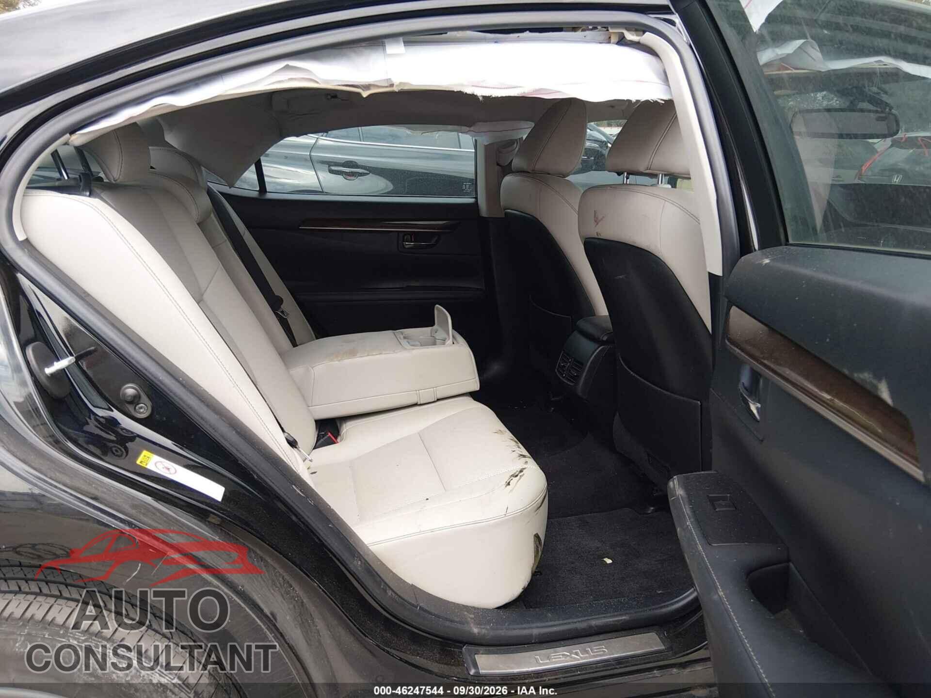 LEXUS ES 350 2015 - JTHBK1GG9F2182787
