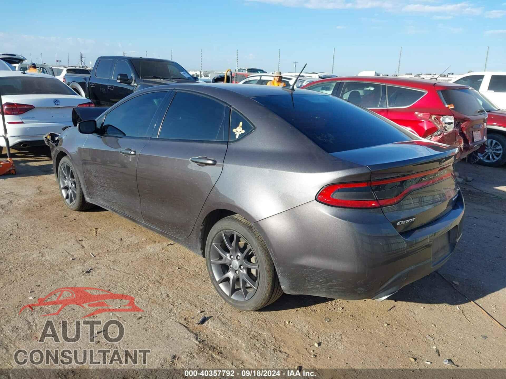 DODGE DART 2016 - 1C3CDFBB9GD530025