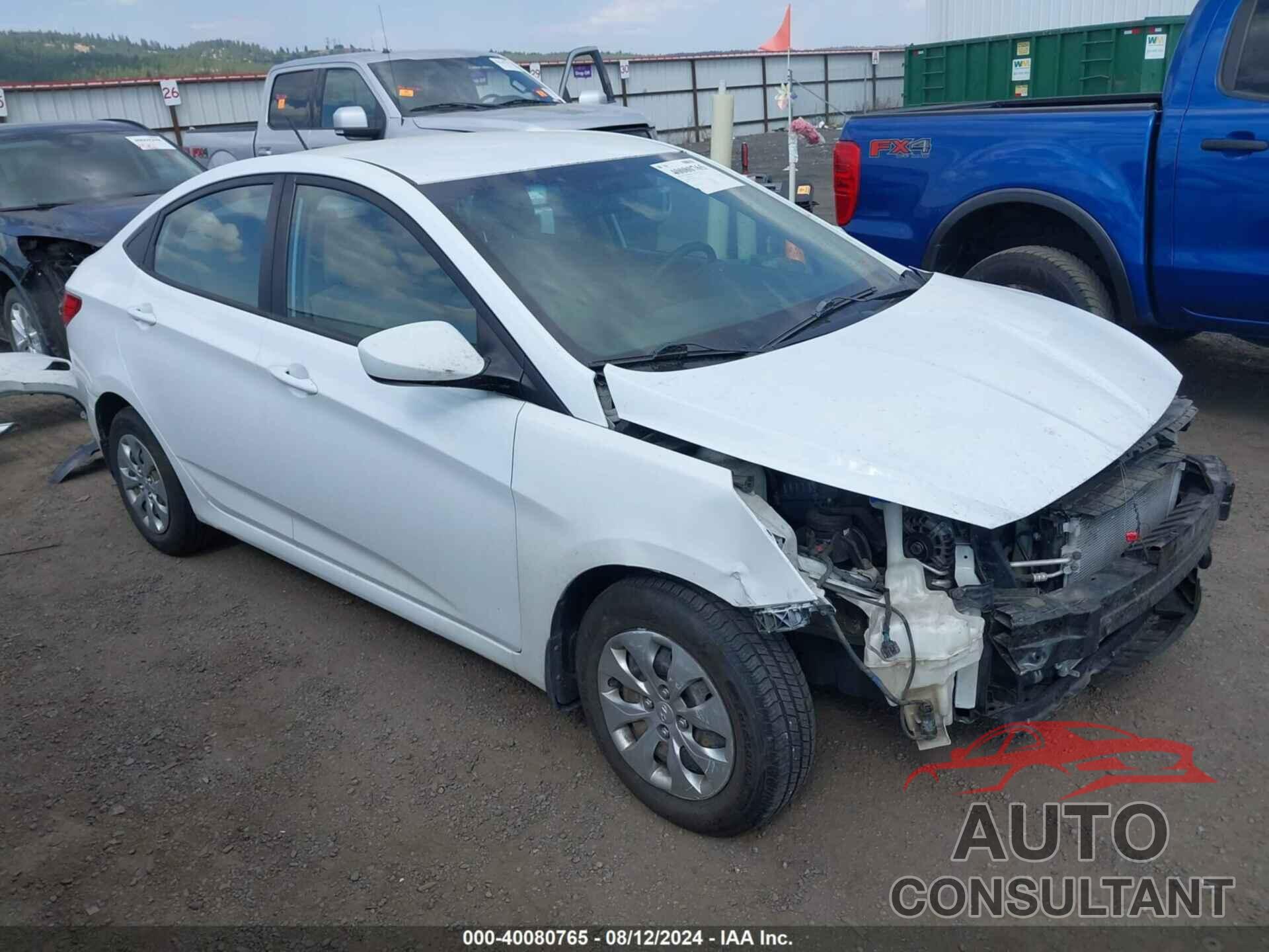 HYUNDAI ACCENT 2017 - KMHCT4AE6HU287396