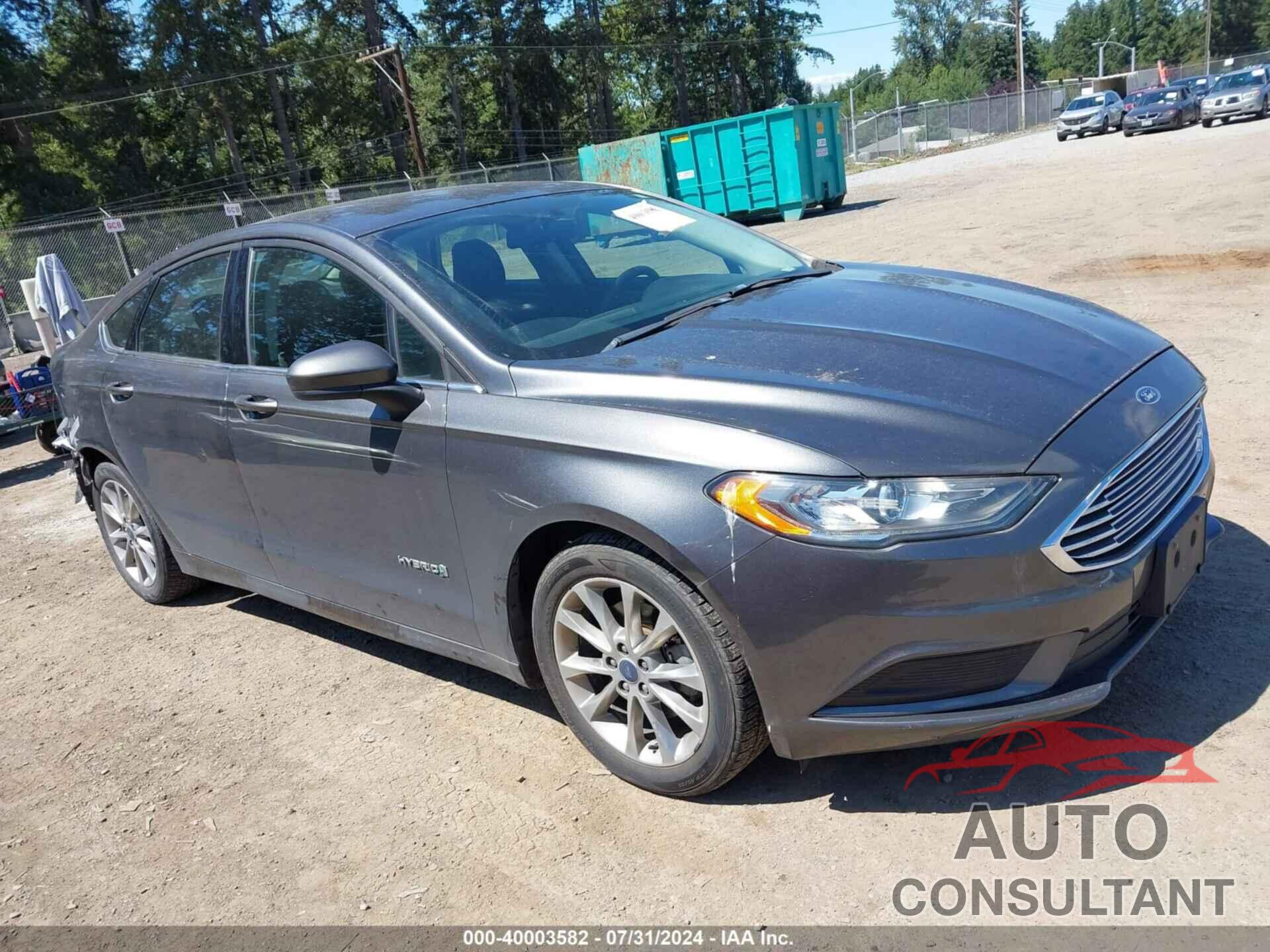 FORD FUSION HYBRID 2017 - 3FA6P0LU5HR325779