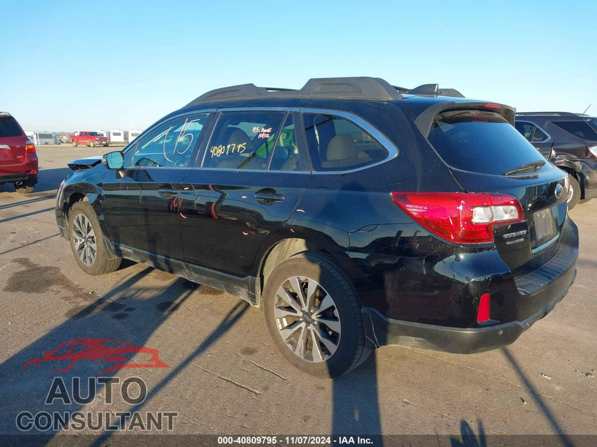 SUBARU OUTBACK 2017 - 4S4BSANCXH3228542