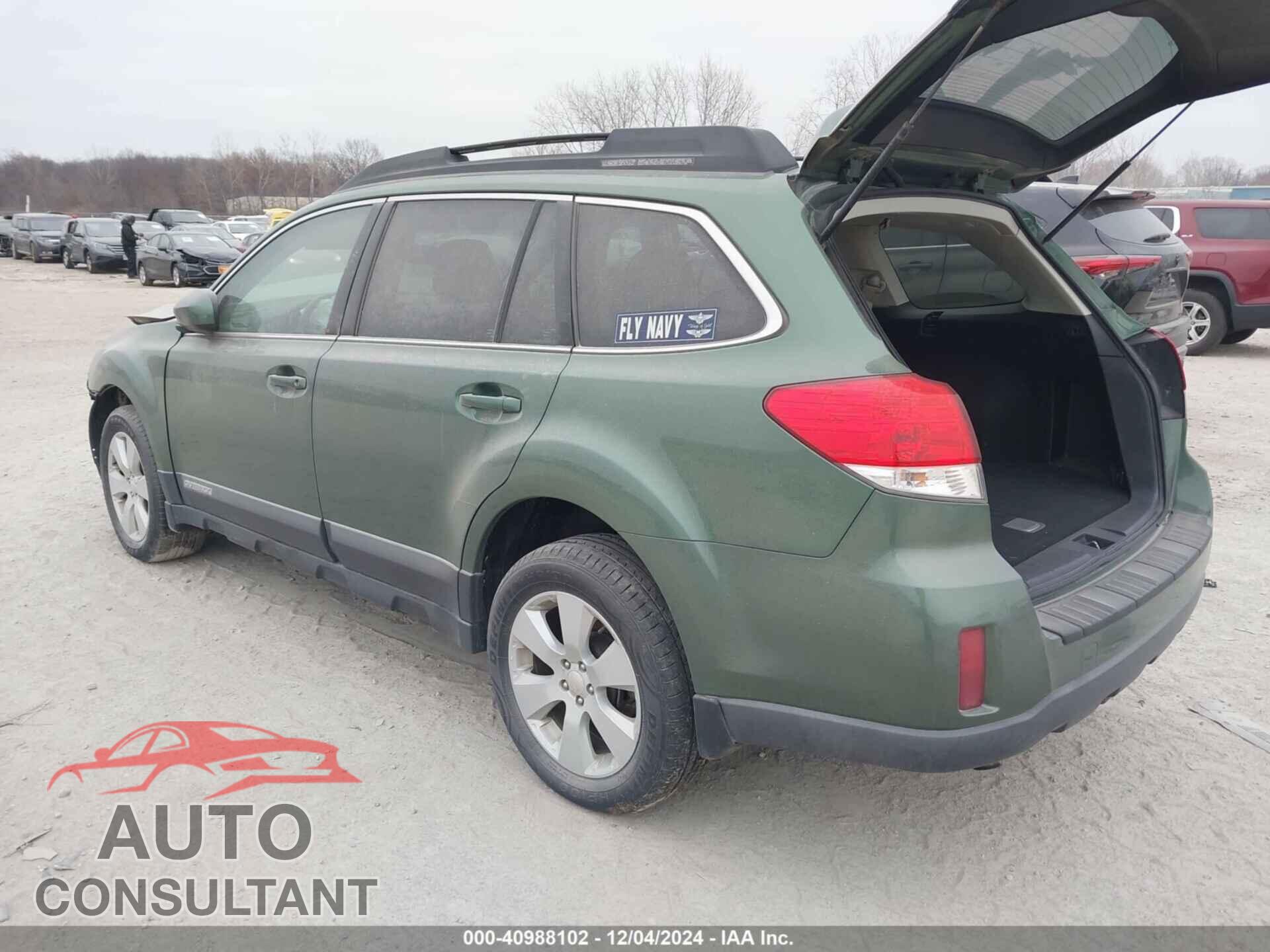 SUBARU OUTBACK 2011 - 4S4BRBCC2B3348346
