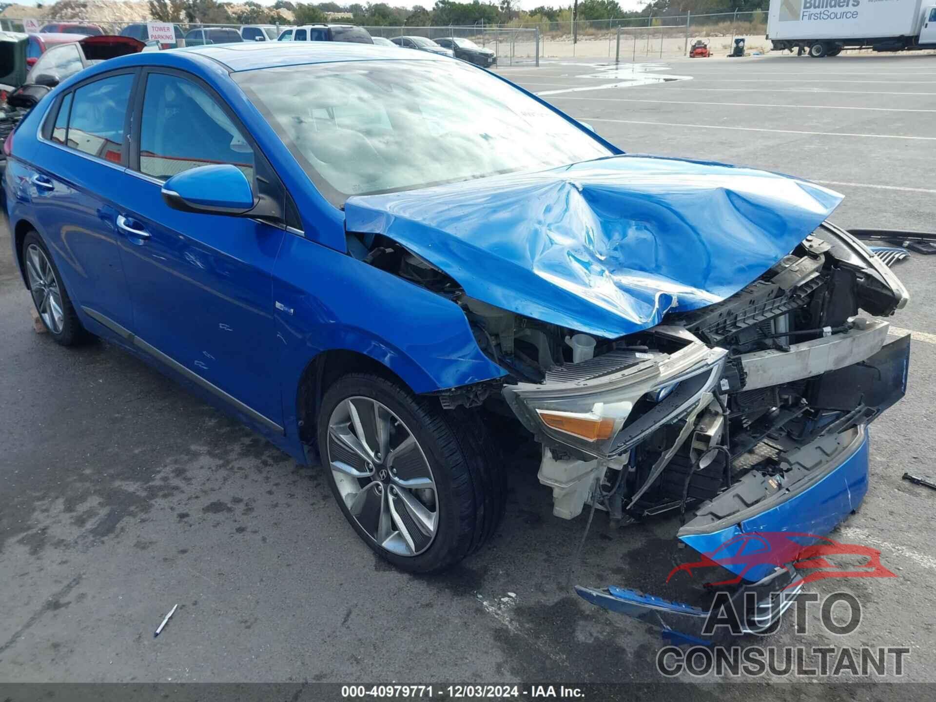 HYUNDAI IONIQ HYBRID 2018 - KMHC05LC1JU072119