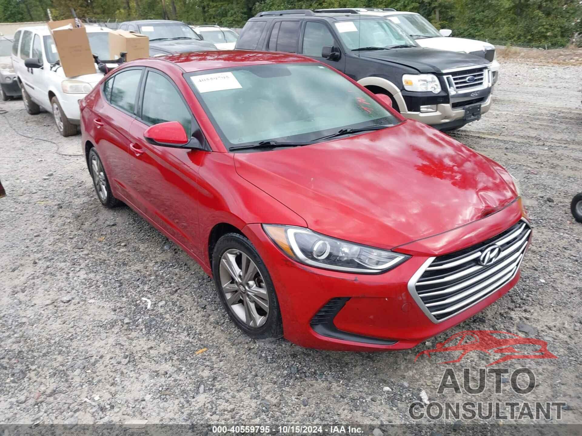 HYUNDAI ELANTRA 2017 - KMHD84LFXHU247916