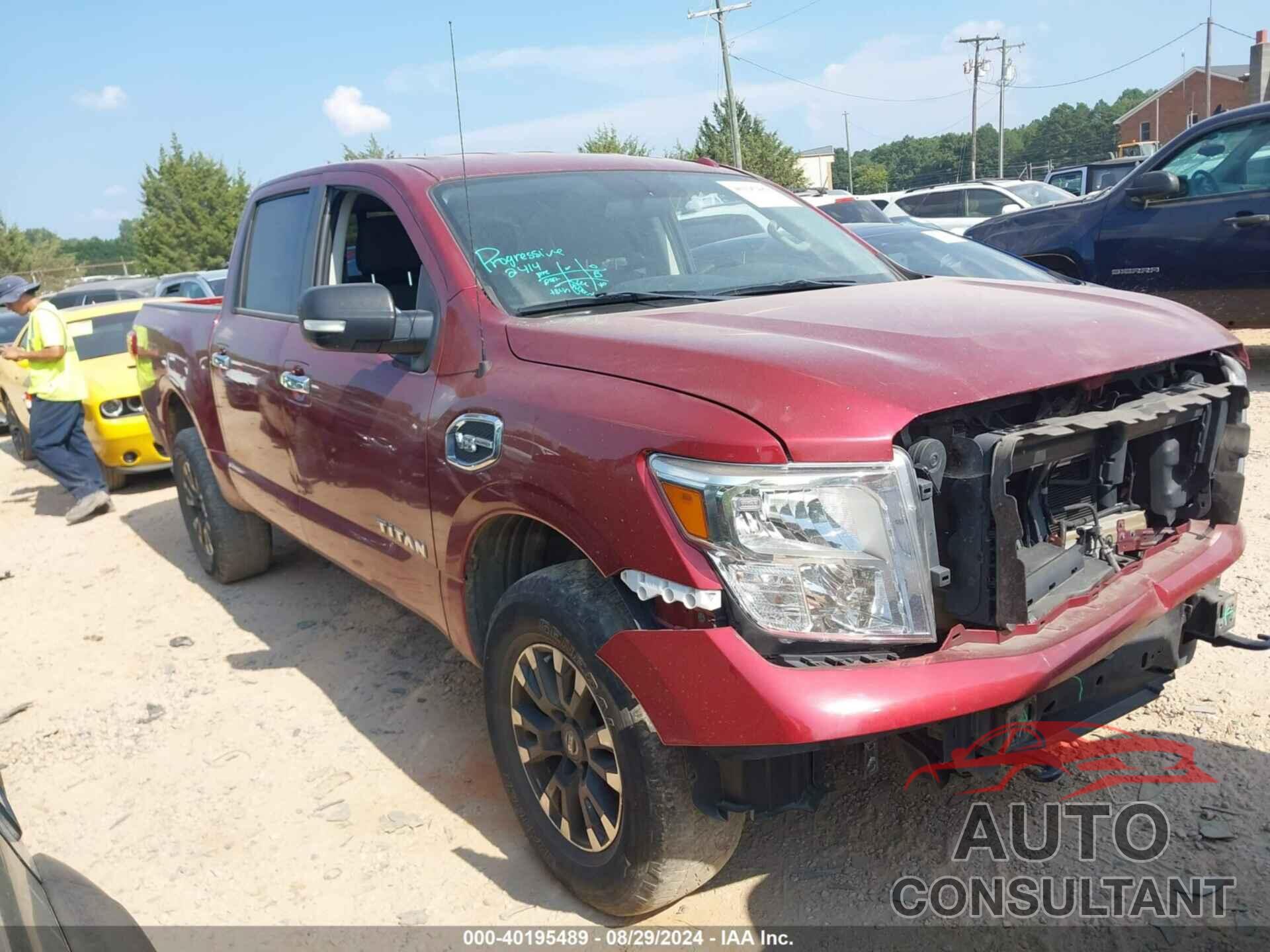NISSAN TITAN 2017 - 1N6AA1EJ7HN562742