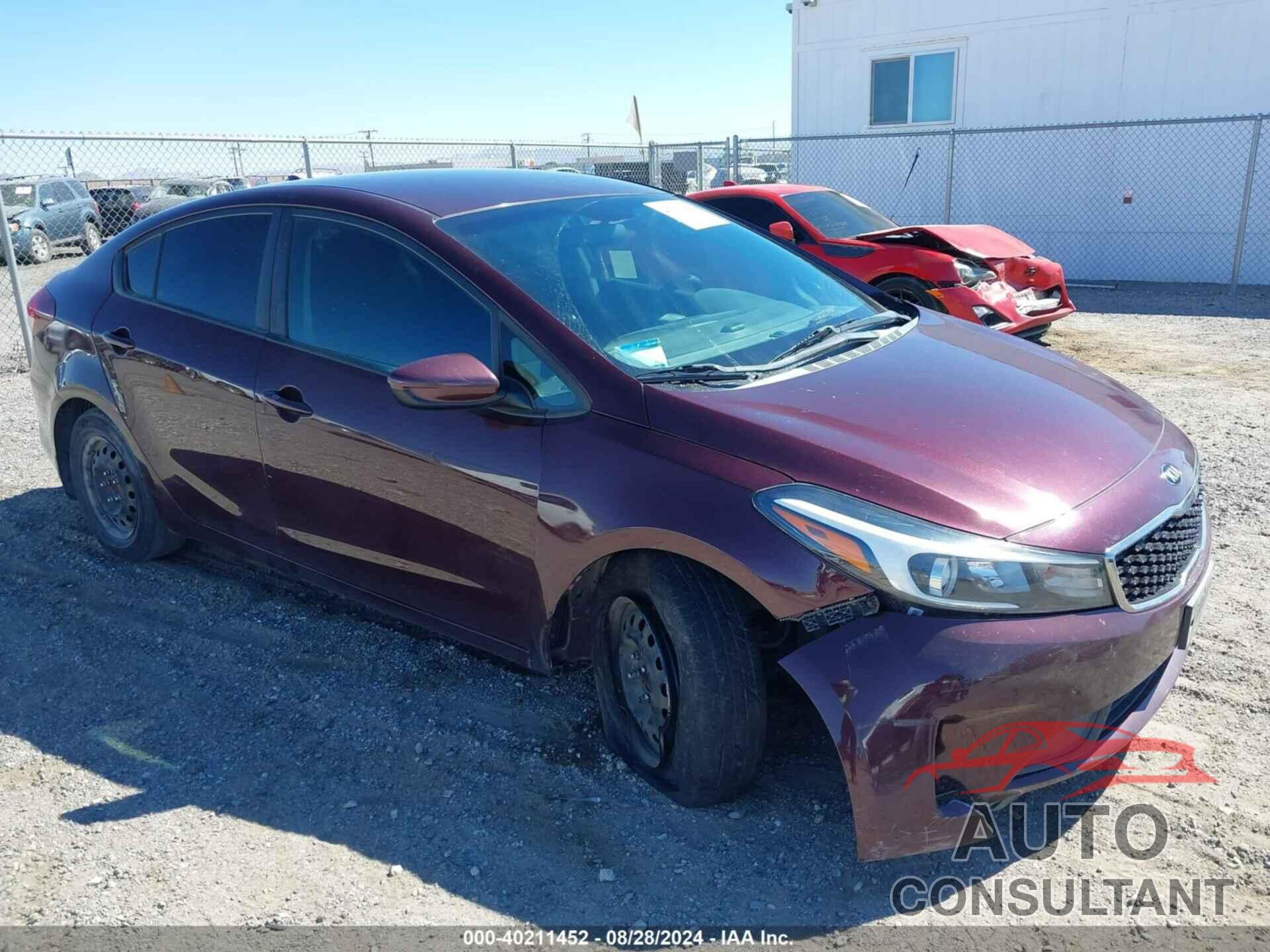 KIA FORTE 2017 - 3KPFK4A71HE124627