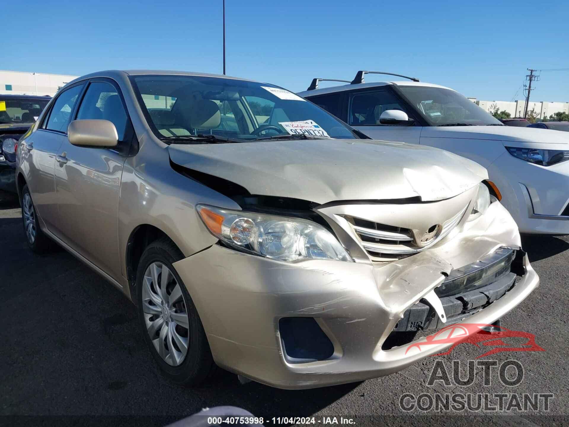 TOYOTA COROLLA 2013 - 2T1BU4EE2DC003793