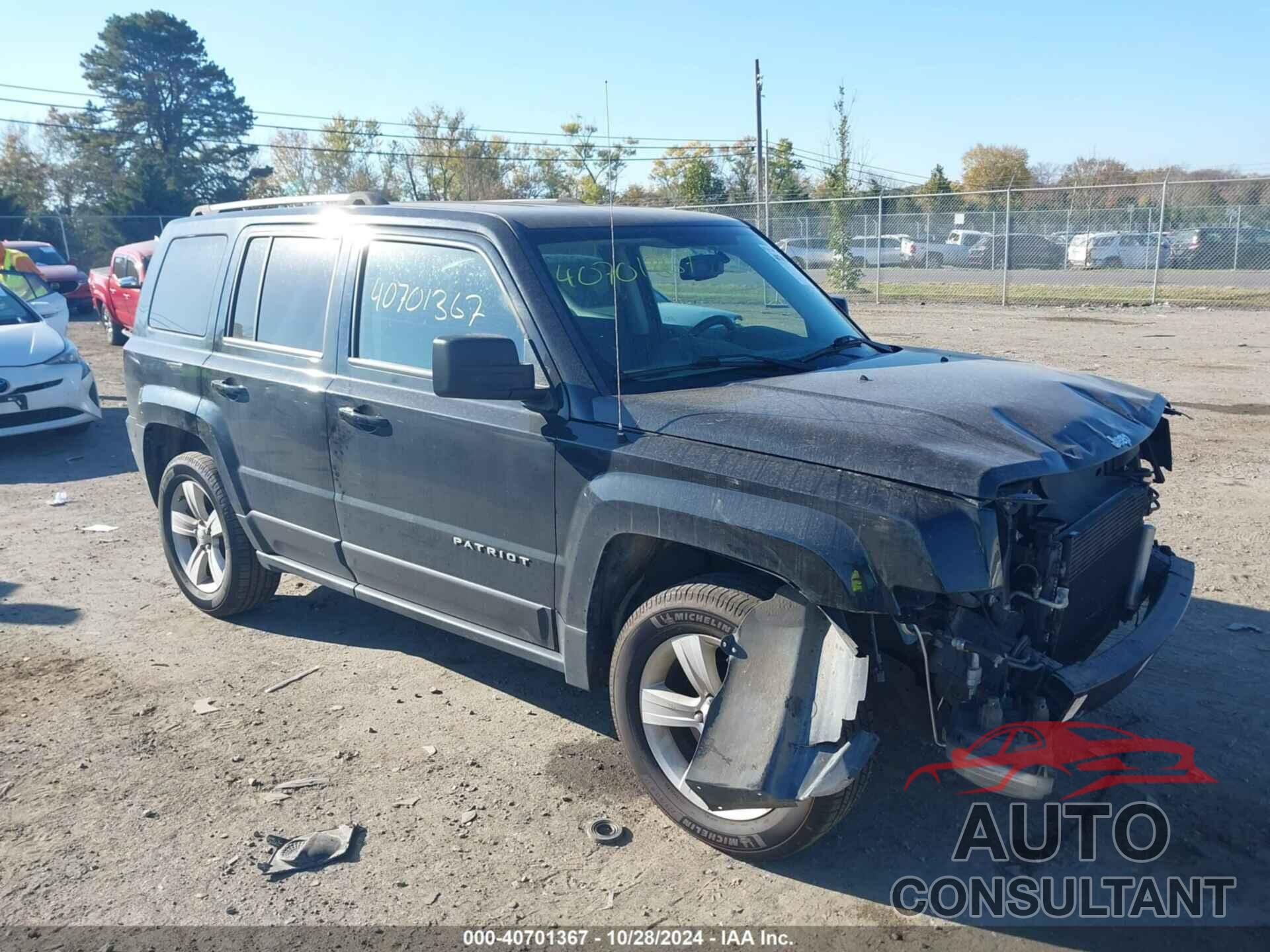 JEEP PATRIOT 2017 - 1C4NJRFB1HD165110