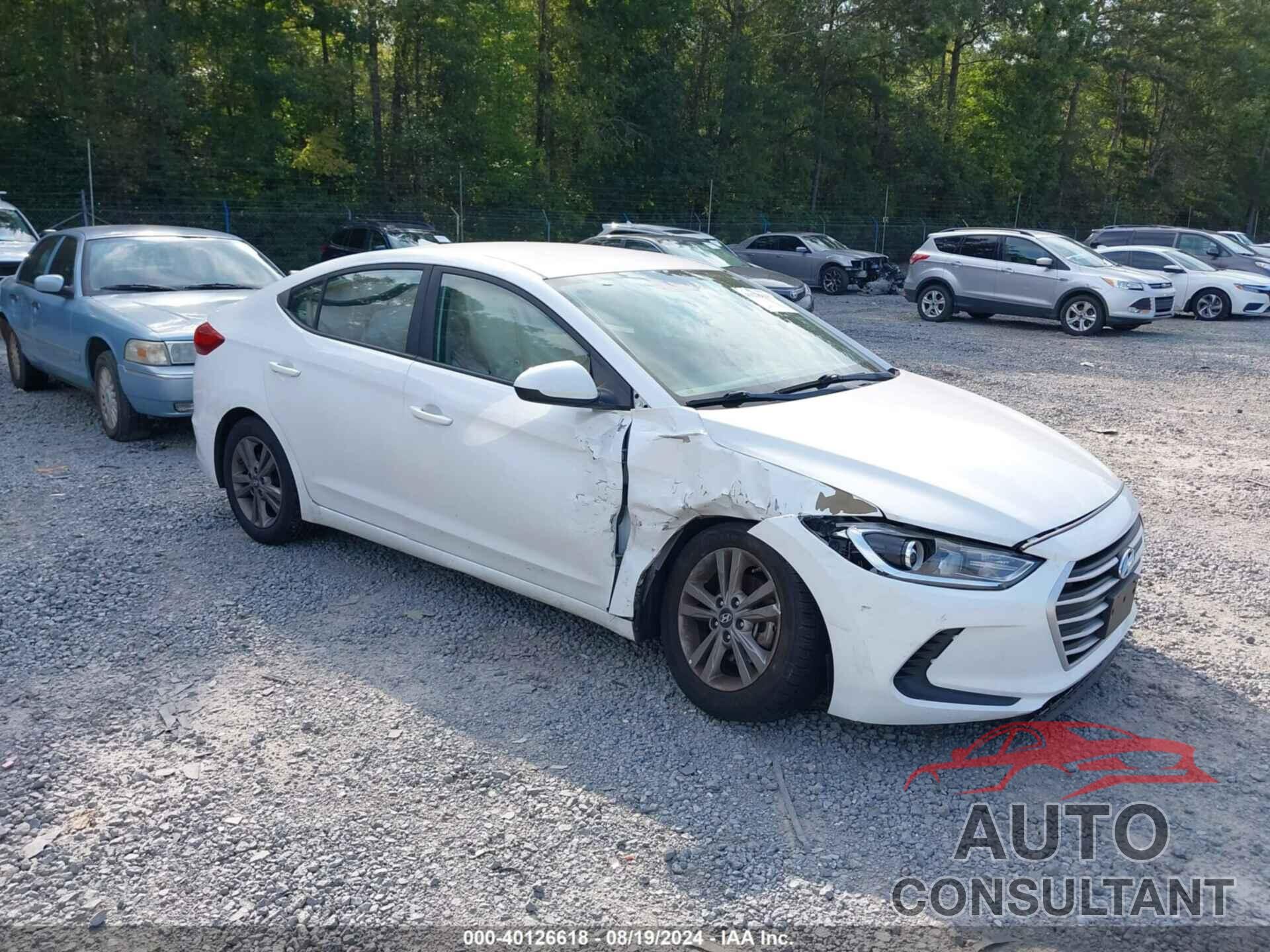 HYUNDAI ELANTRA 2018 - 5NPD84LF4JH300758