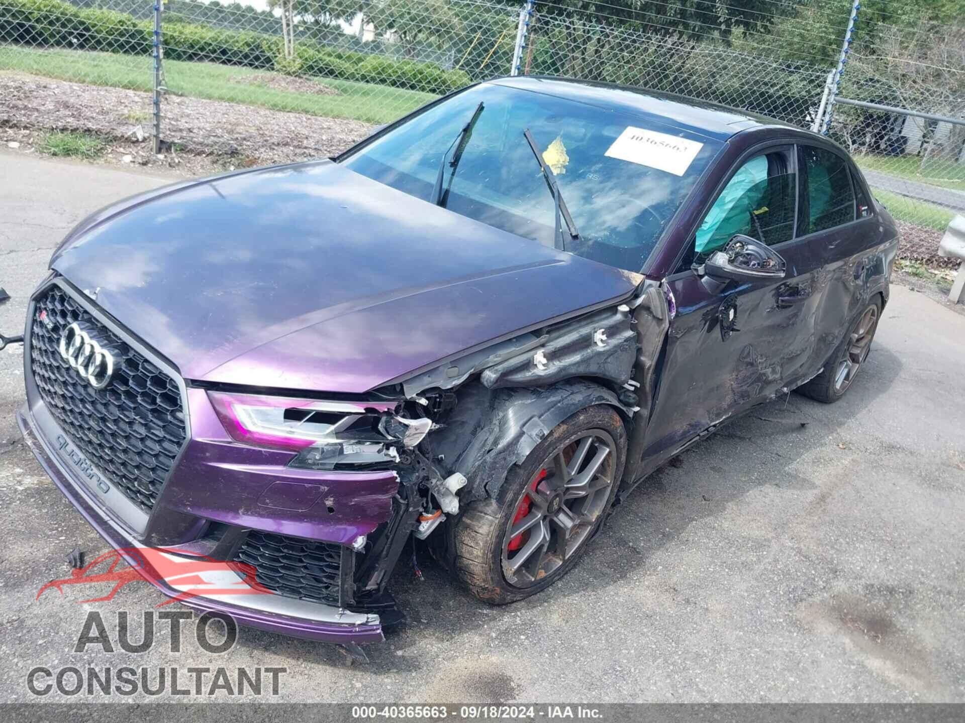 AUDI RS 3 2017 - WUABWGFF8H1900357