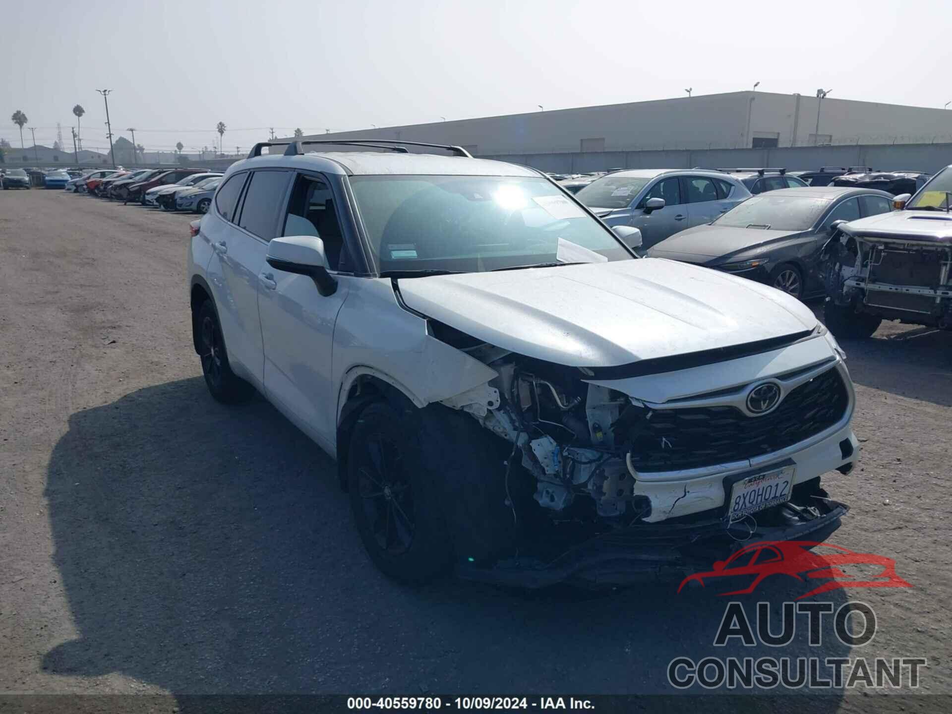 TOYOTA HIGHLANDER 2021 - 5TDCZRAH8MS078511