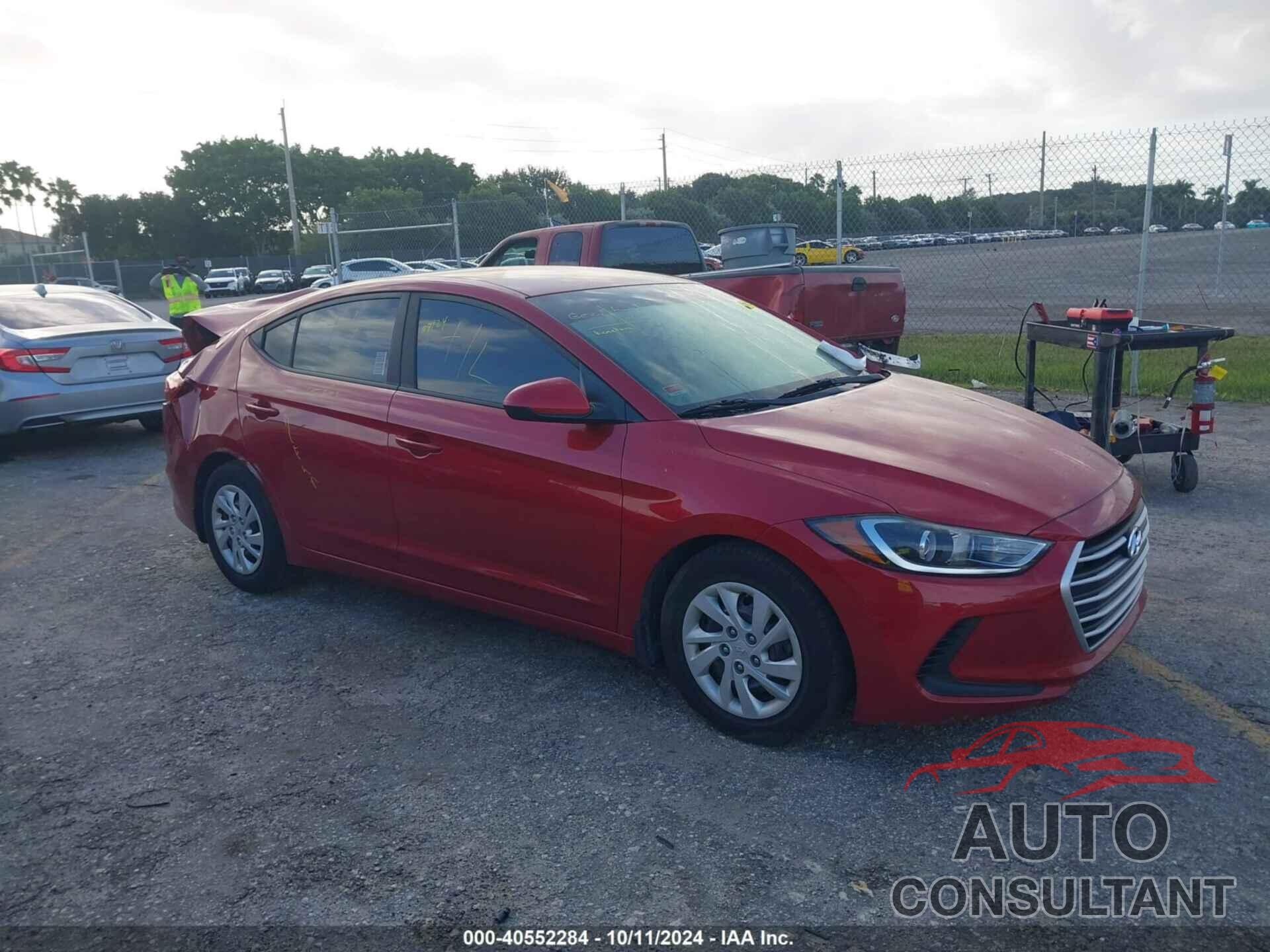 HYUNDAI ELANTRA 2018 - 5NPD74LF0JH341620