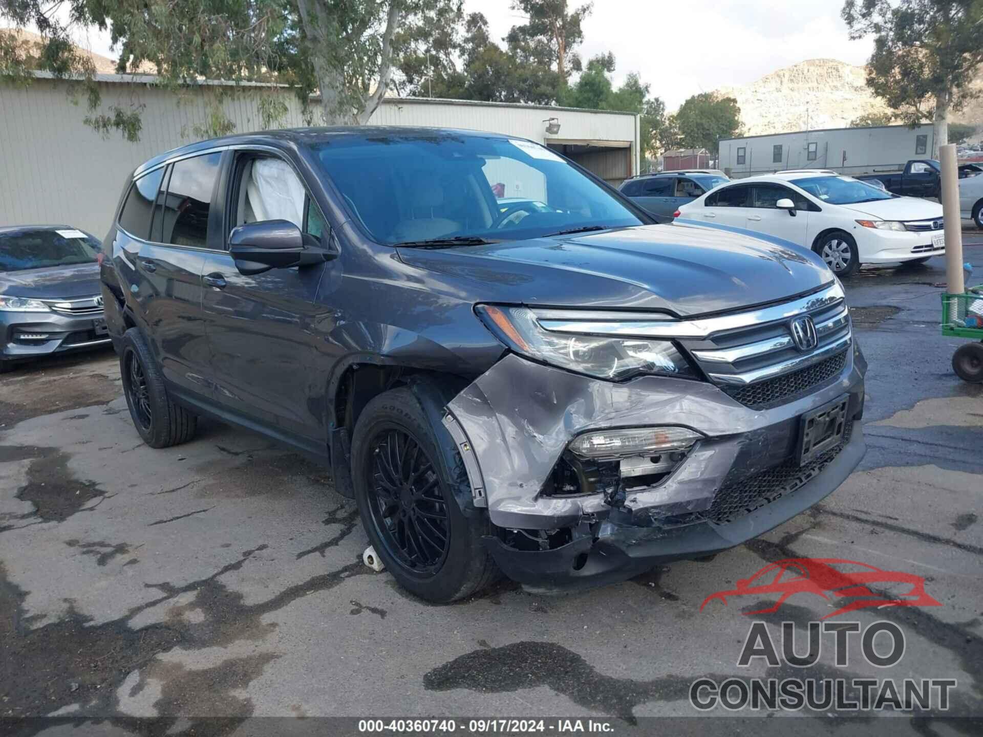 HONDA PILOT 2016 - 5FNYF5H40GB015258