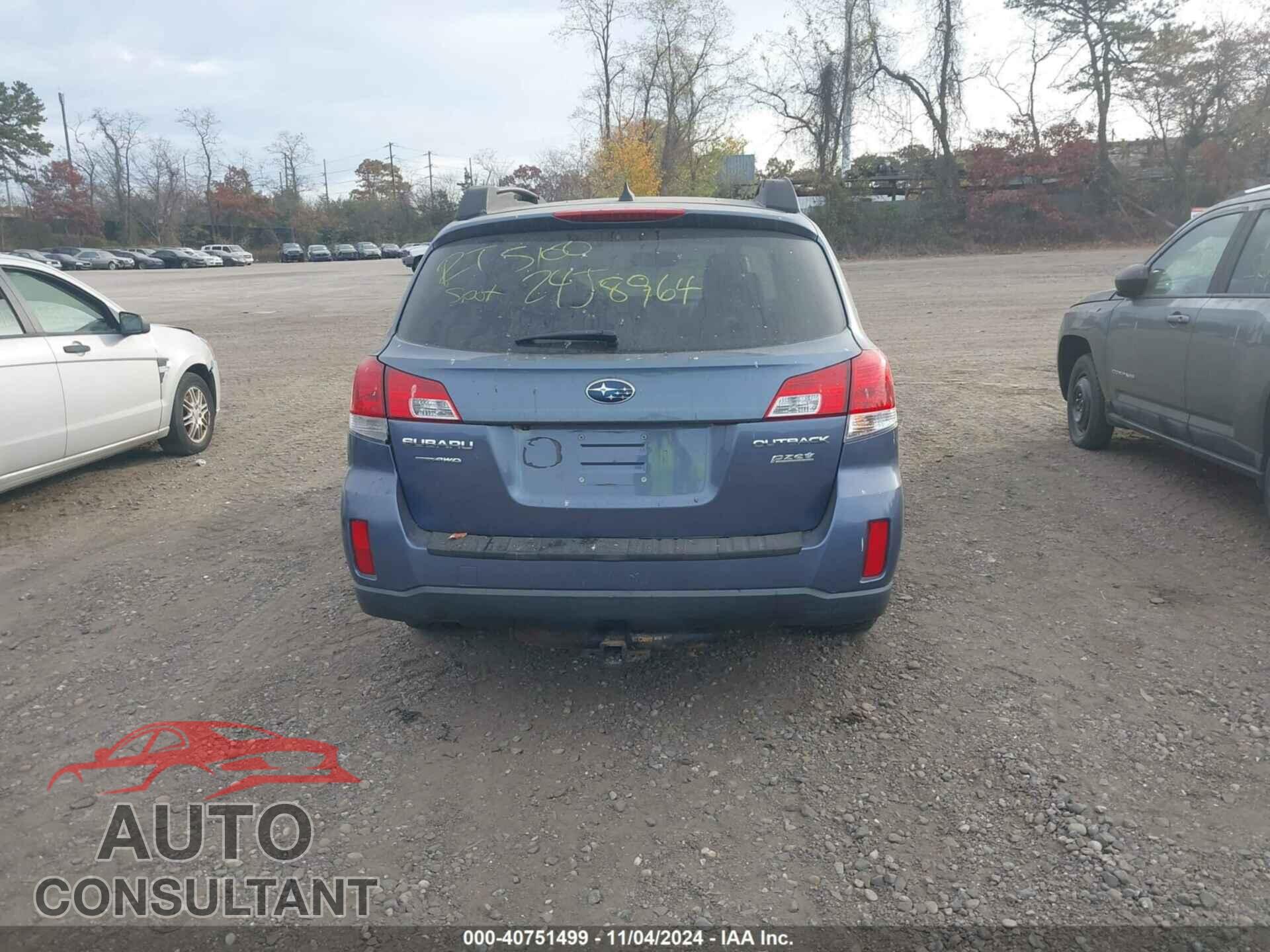 SUBARU OUTBACK 2014 - 4S4BRBLC3E3314680