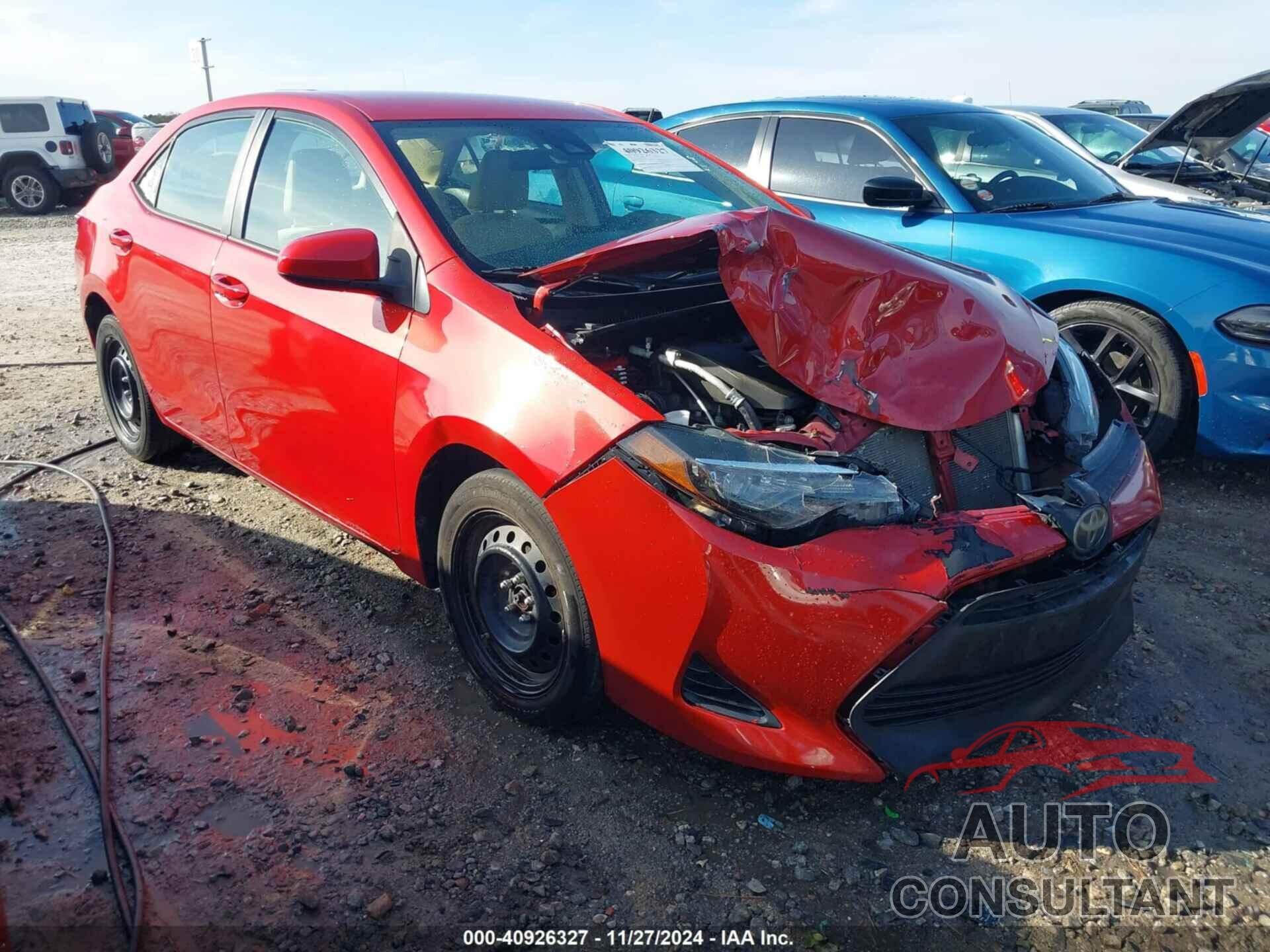 TOYOTA COROLLA 2019 - 5YFBURHE3KP937838