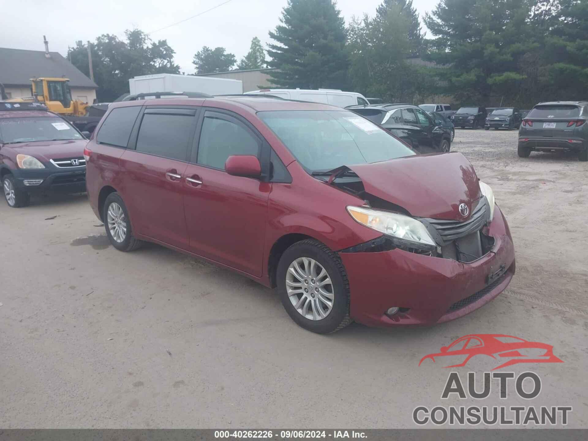 TOYOTA SIENNA 2012 - 5TDYK3DC7CS220918