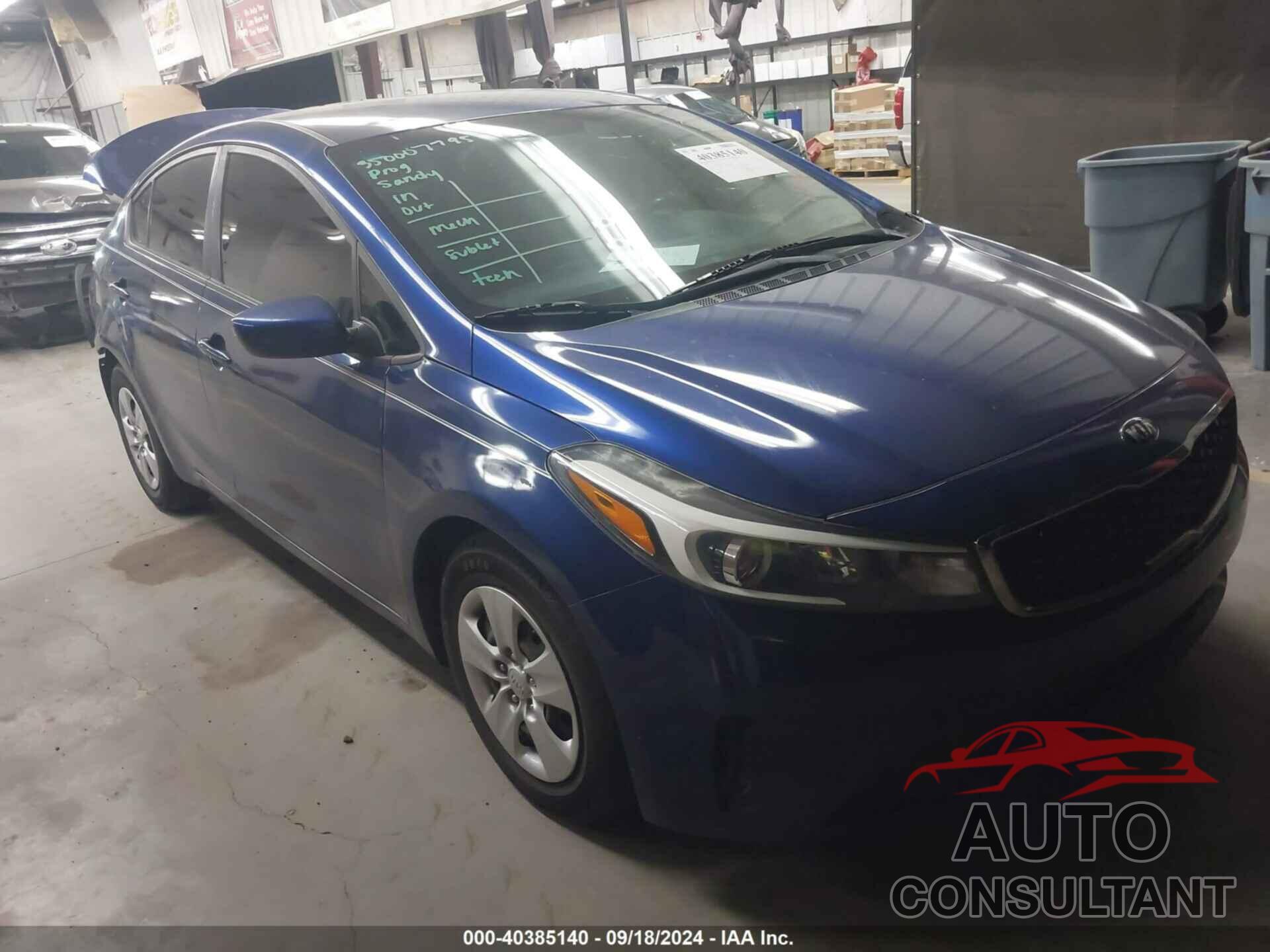 KIA FORTE 2017 - 3KPFK4A78HE097359