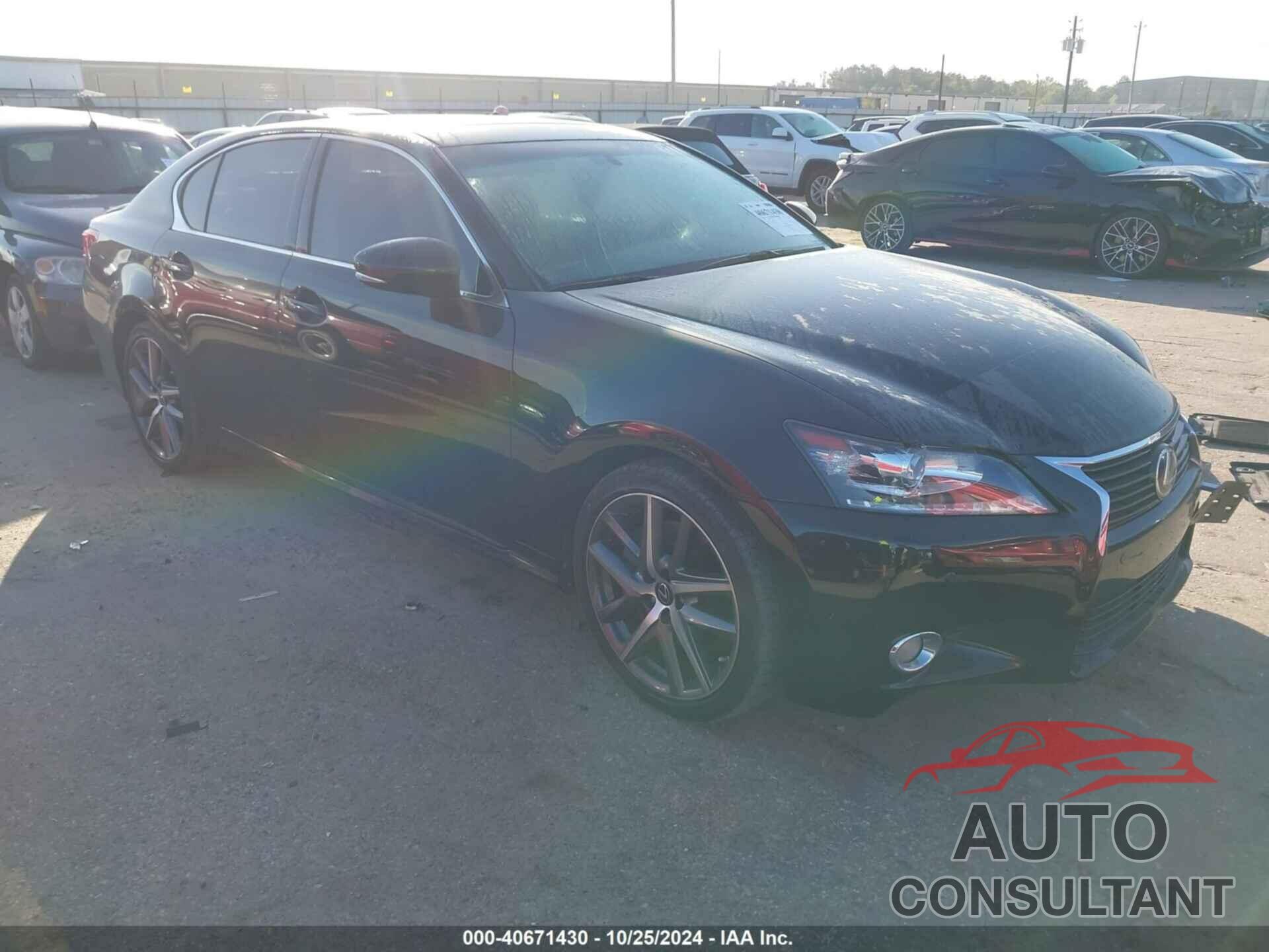 LEXUS GS 350 2013 - JTHBE1BL7D5008403