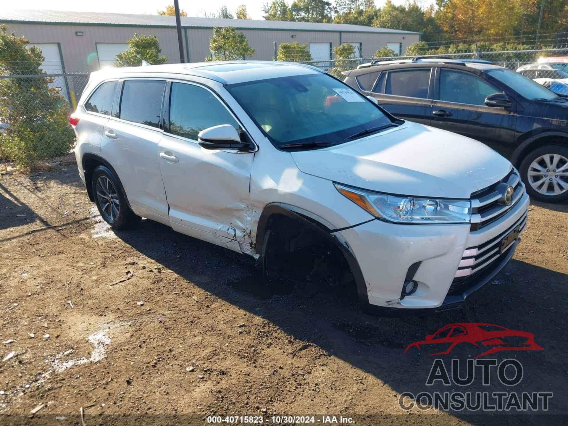 TOYOTA HIGHLANDER 2017 - 5TDJZRFHXHS508822