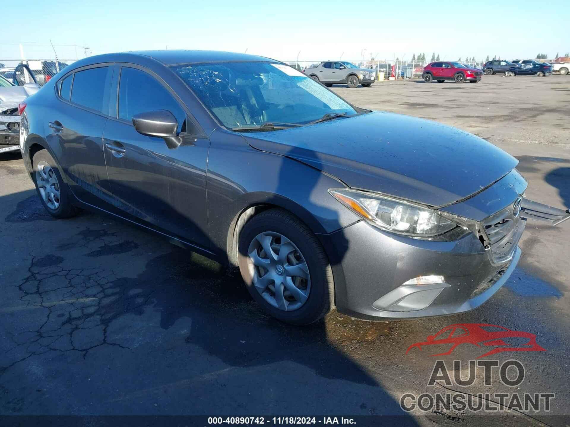MAZDA MAZDA3 2016 - JM1BM1T70G1291227
