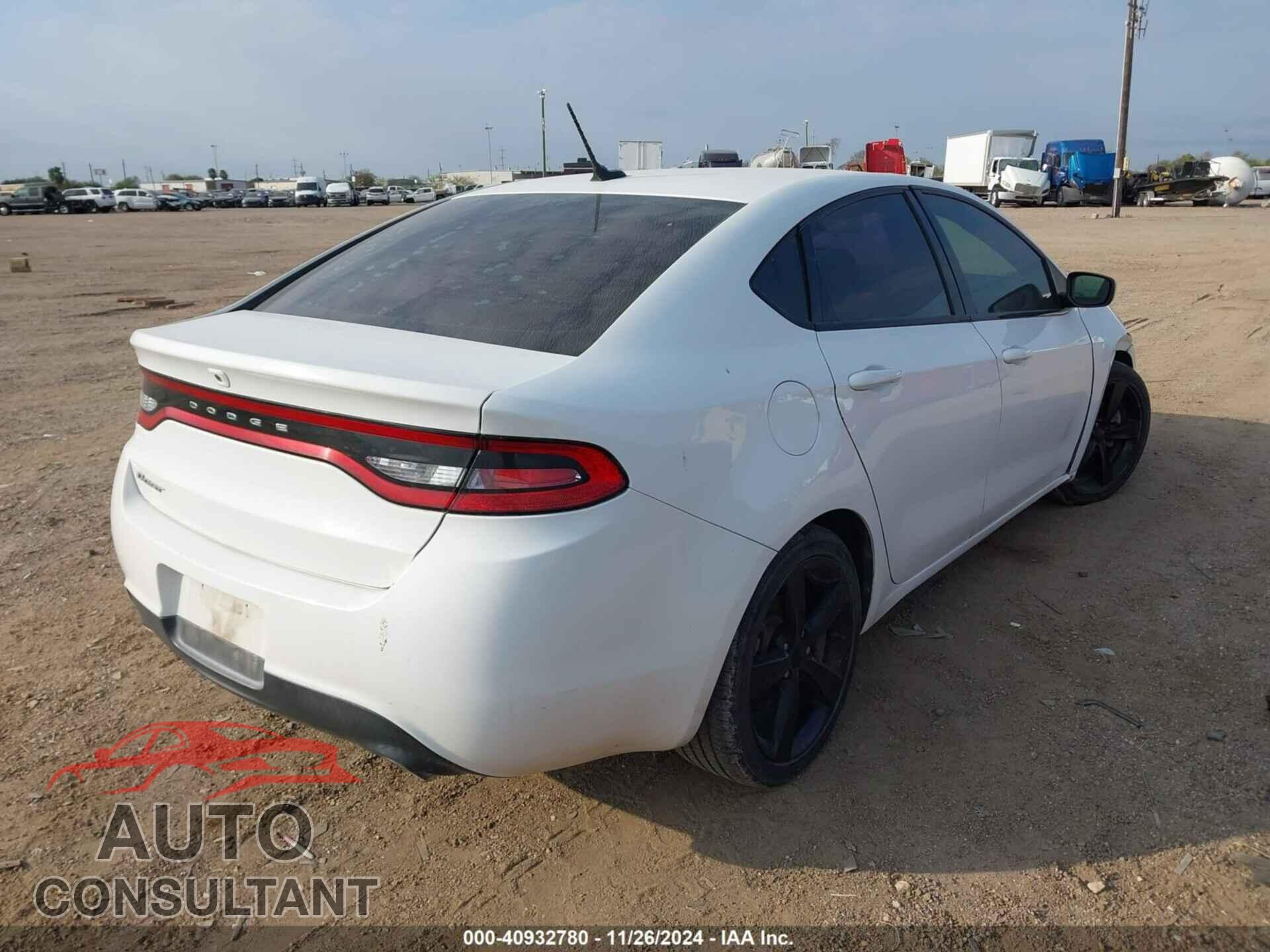 DODGE DART 2015 - 1C3CDFBB4FD187414