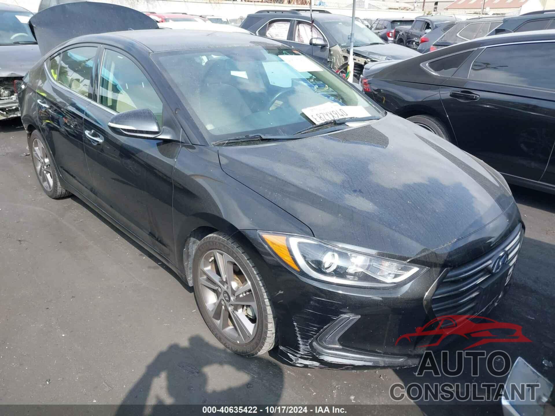 HYUNDAI ELANTRA 2017 - 5NPD84LF6HH034542