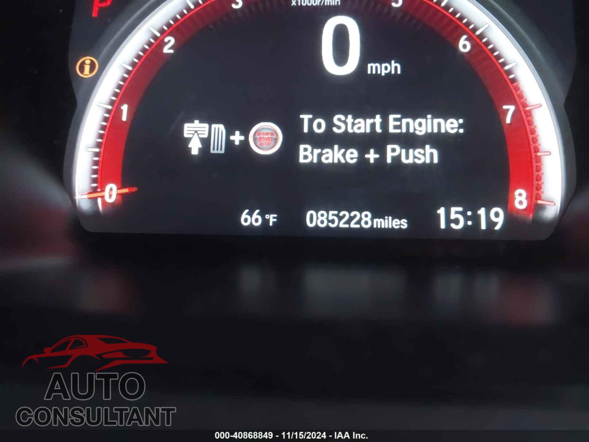 HONDA CIVIC 2019 - 2HGFC2F85KH583983