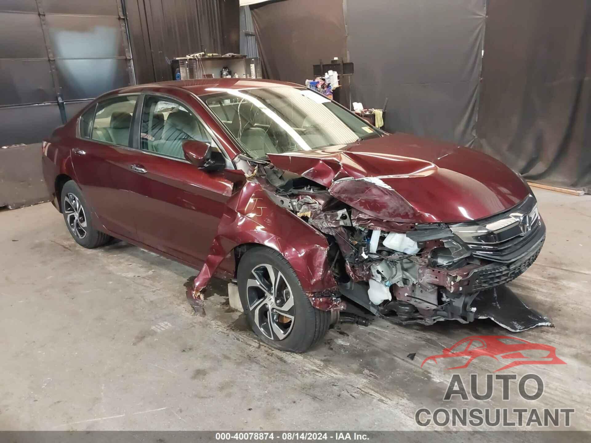 HONDA ACCORD 2016 - 1HGCR2F39GA144054