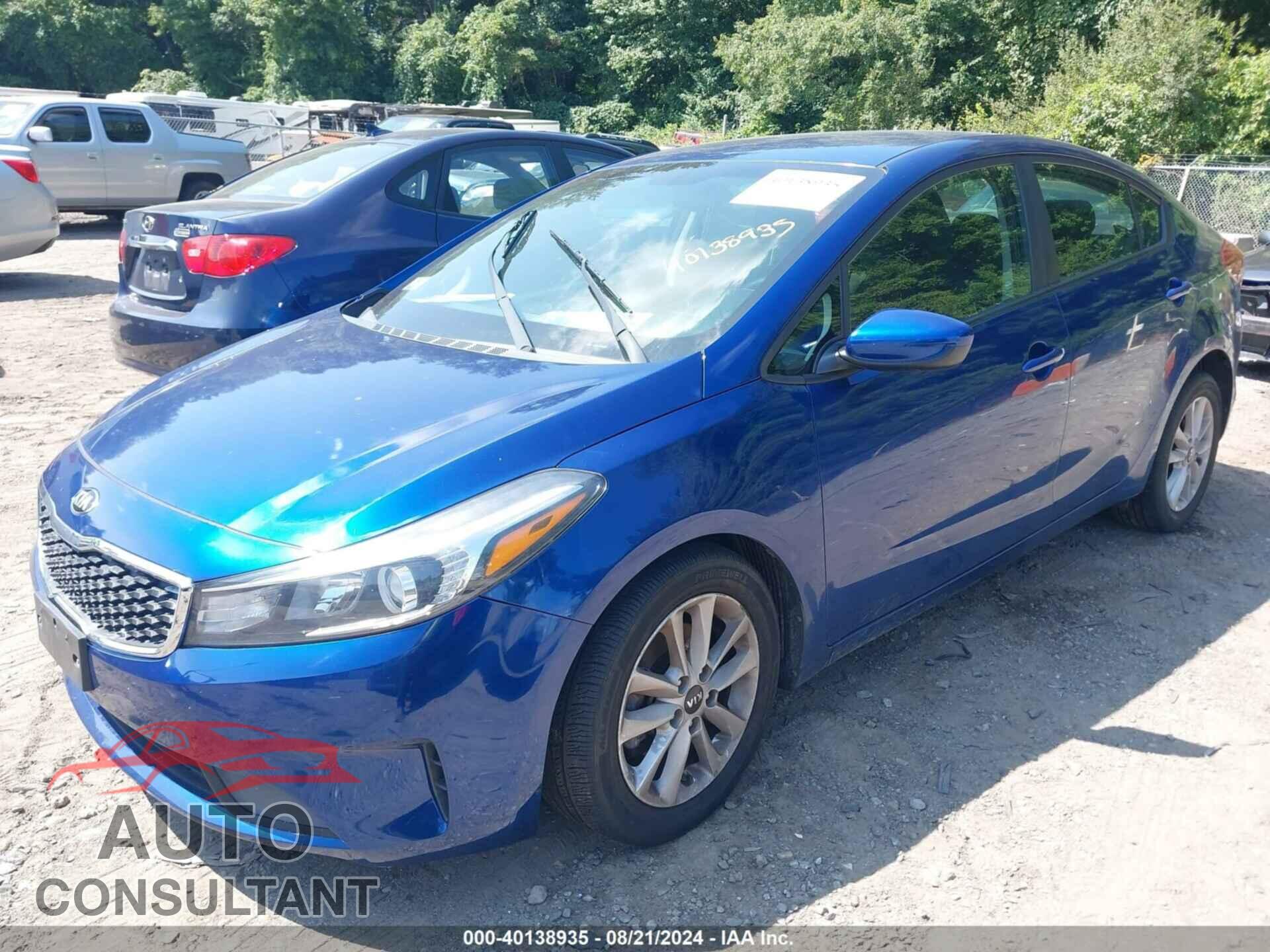 KIA FORTE 2017 - 3KPFL4A73HE121192